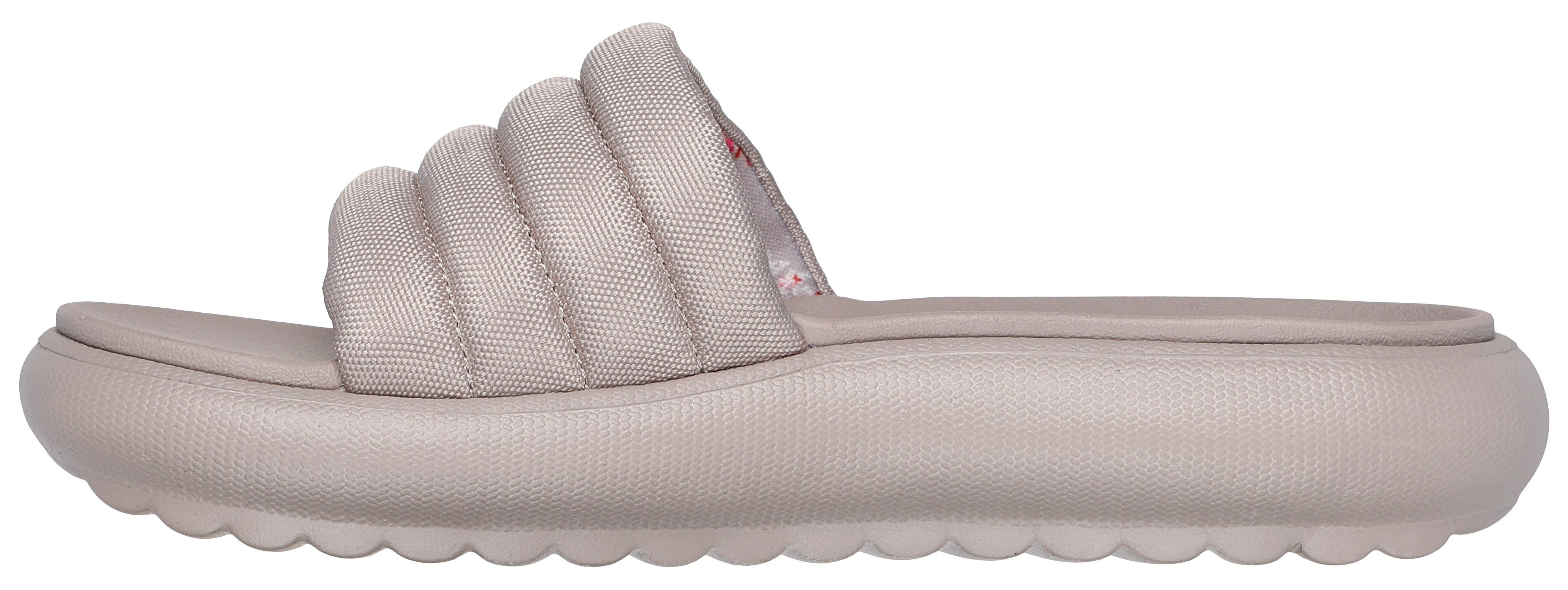 Skechers Slippers ARCH FIT CLOUD- , zomerschoen, slippers, poolslides met geprofileerde zool