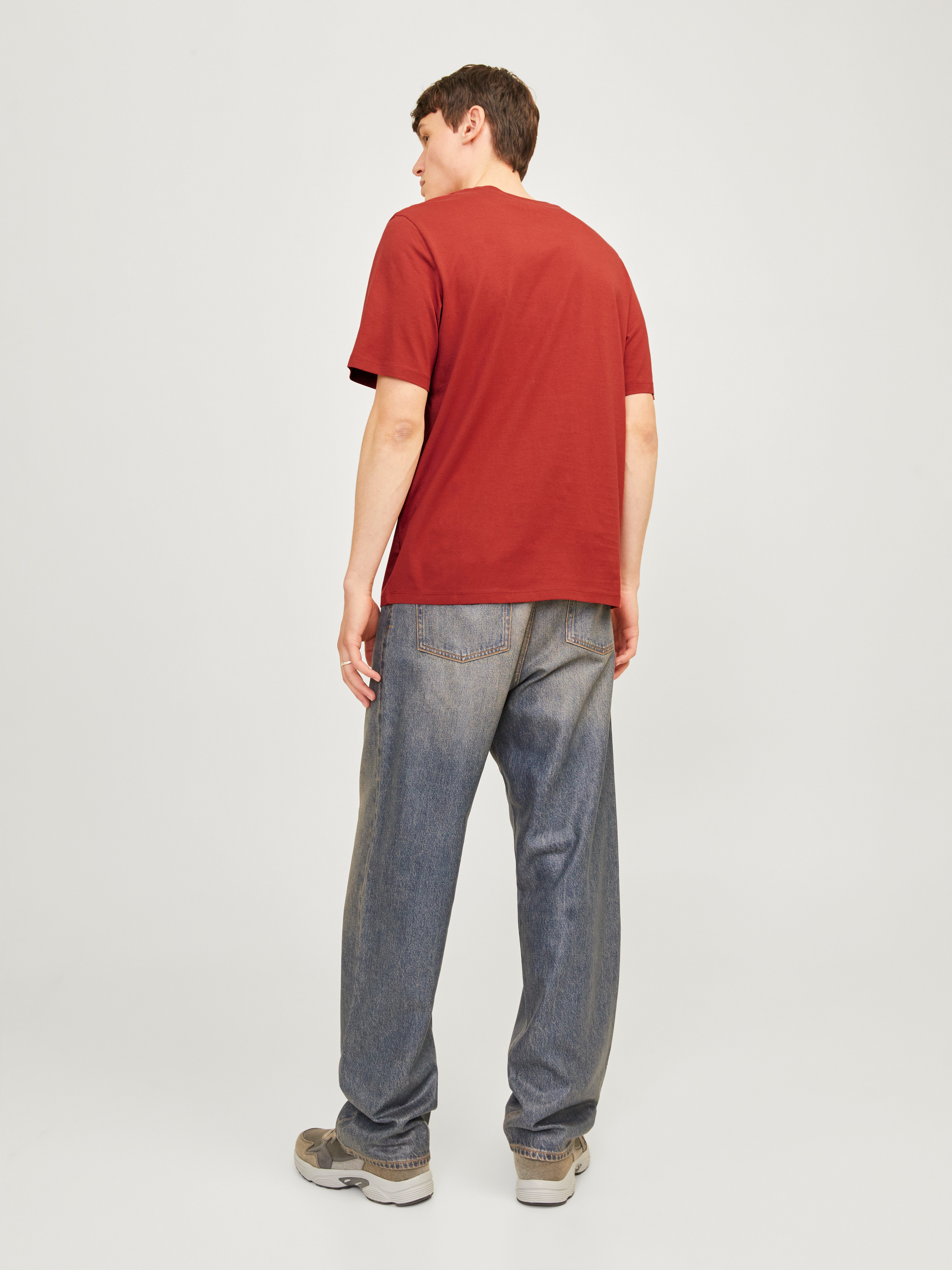 Jack & Jones Shirt met ronde hals JJELOGO TEE SS O-NECK 2 COL AW24 SN