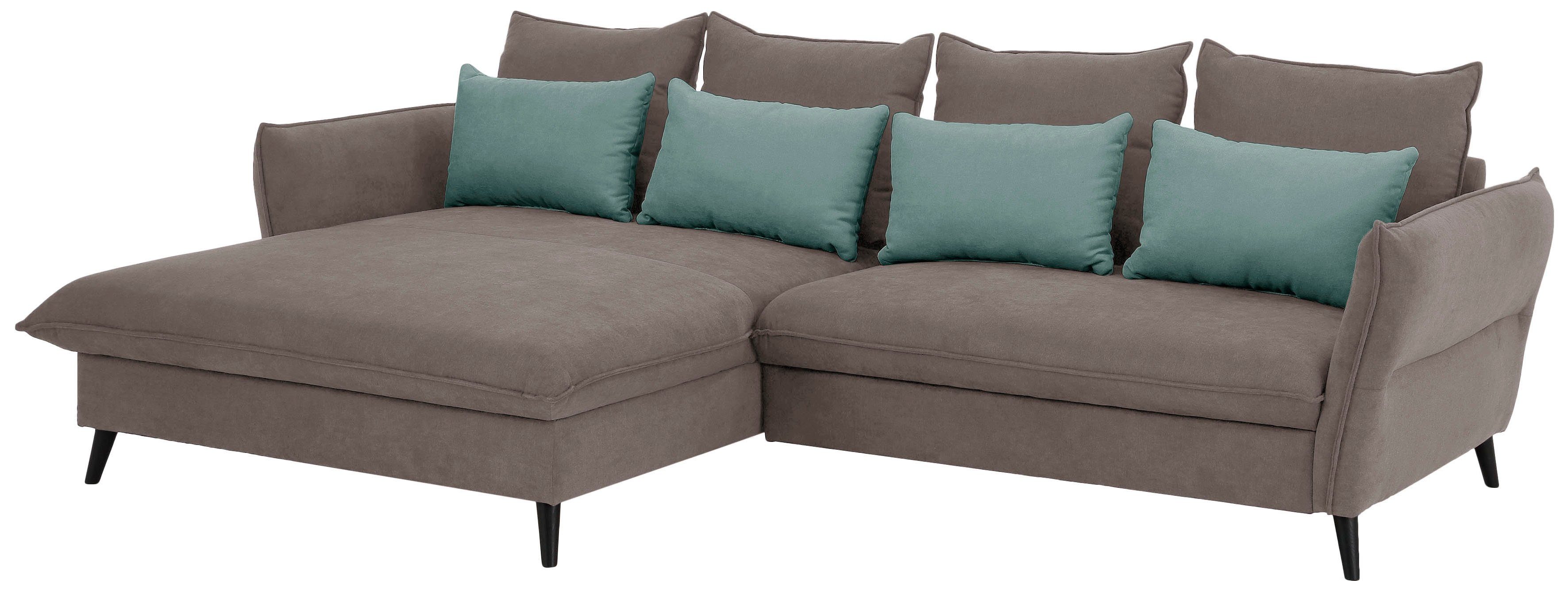 Home affaire Hoekbank Tirano, moderne look, comfortabel, Breedte 274cm, L-vorm