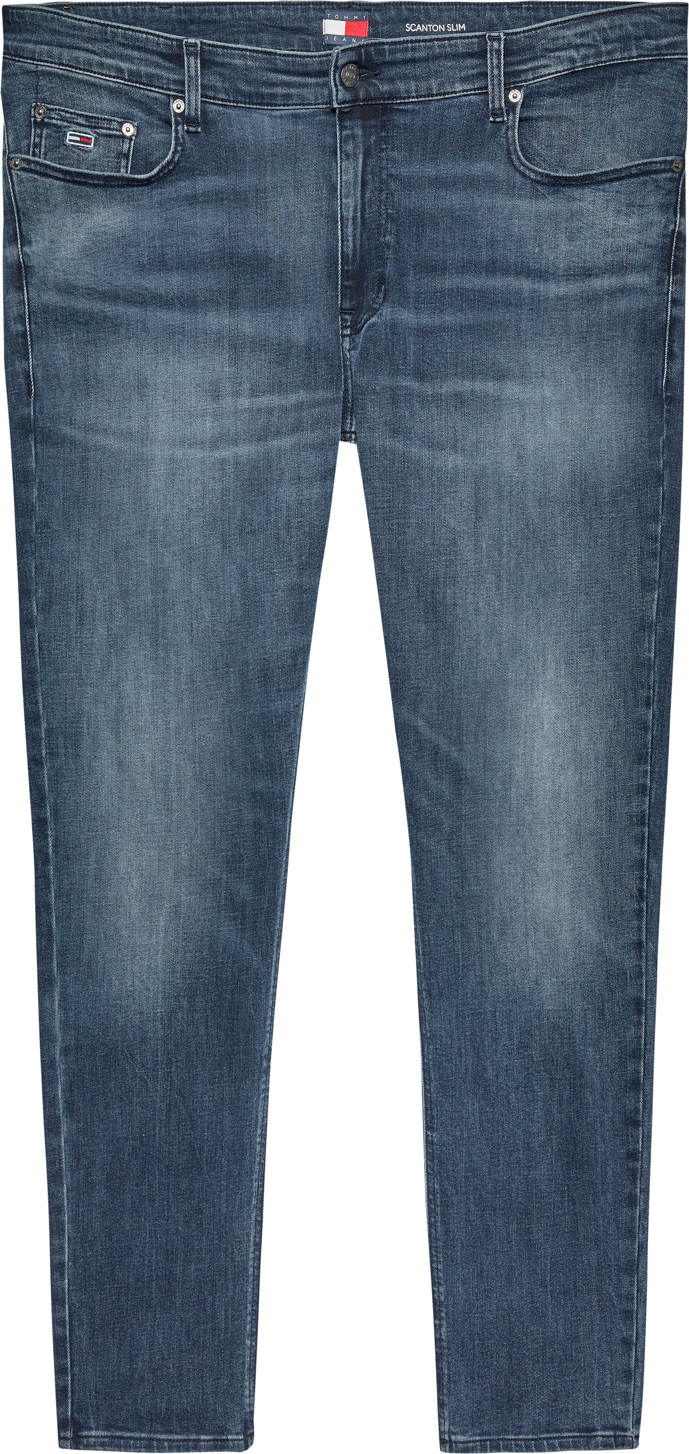 Tommy Jeans Plus Slim fit jeans in grote maten, stoned wash look