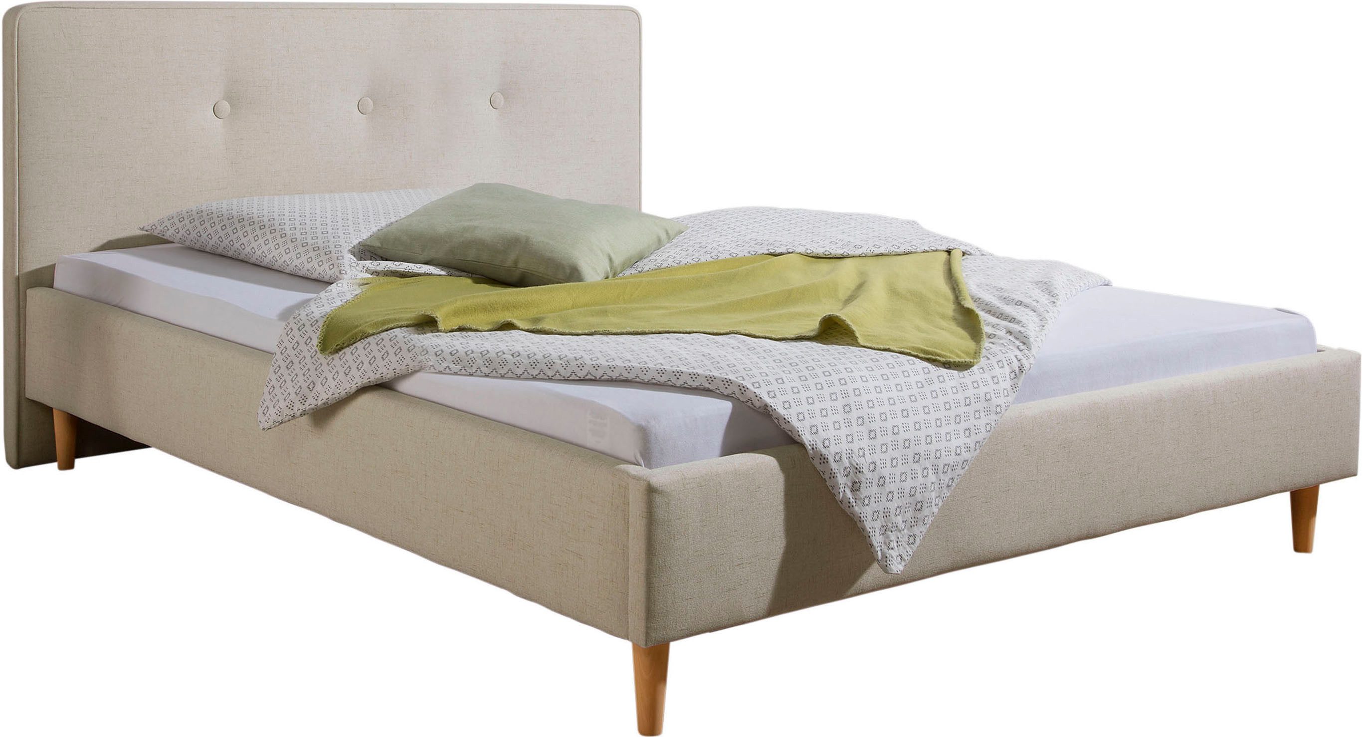 Maintal Gestoffeerd bed Lonepine Zijkanten van het bed zelf te monteren, zonder bedkist