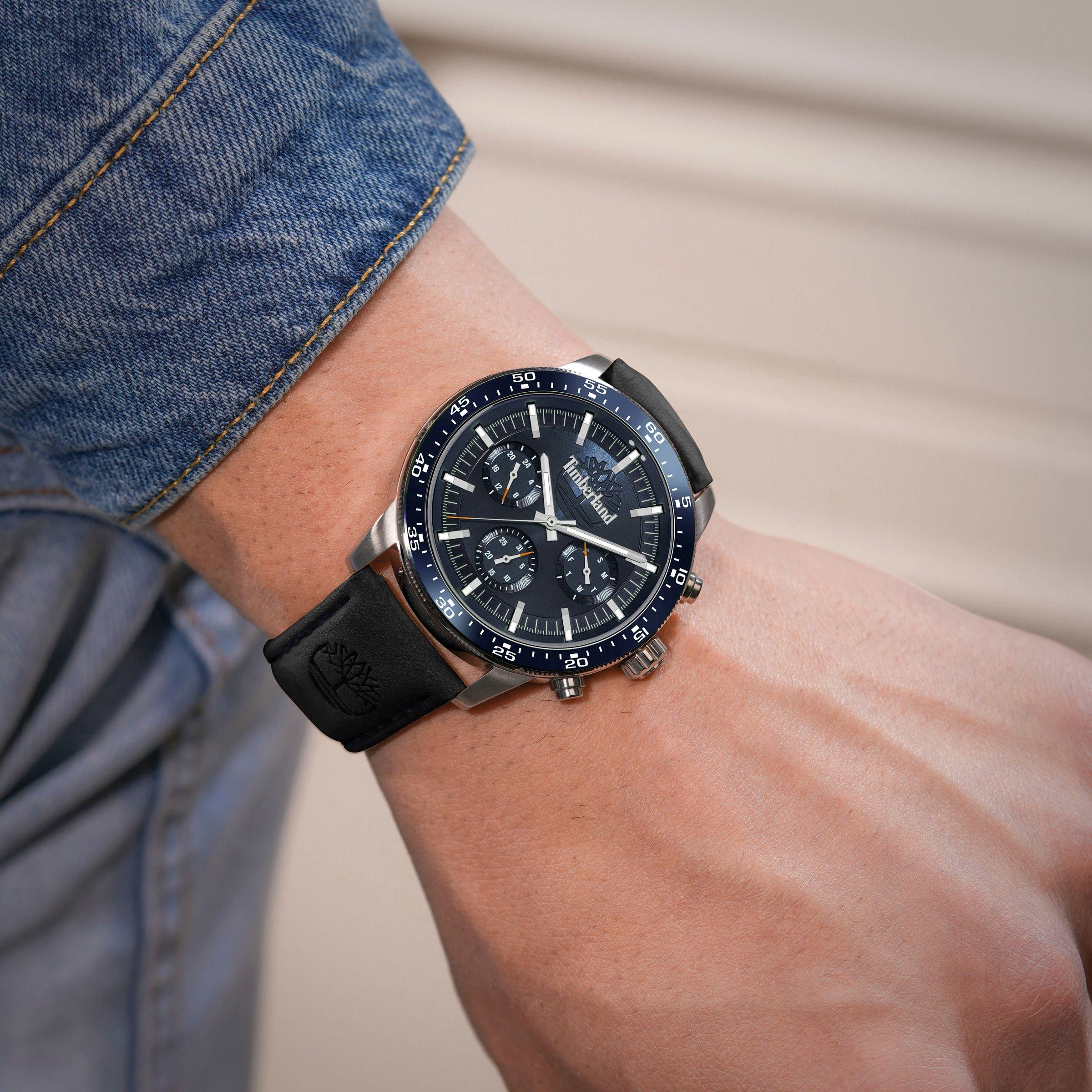 Timberland Multifunctioneel horloge PARKMAN Horloge, quartzhorloge, herenhorloge, datum
