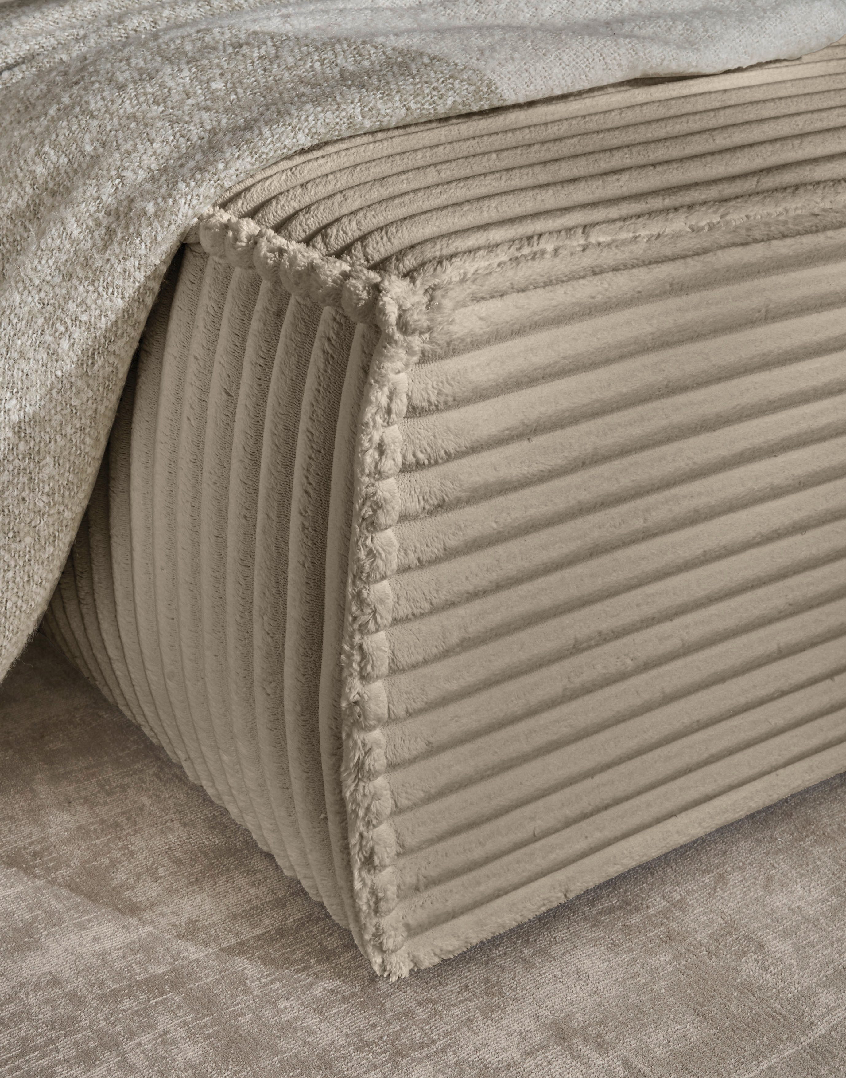 andas Zithoek FINNLEY U-model XXL 329 cm, bedbank, slaapfunctie m. bedkist