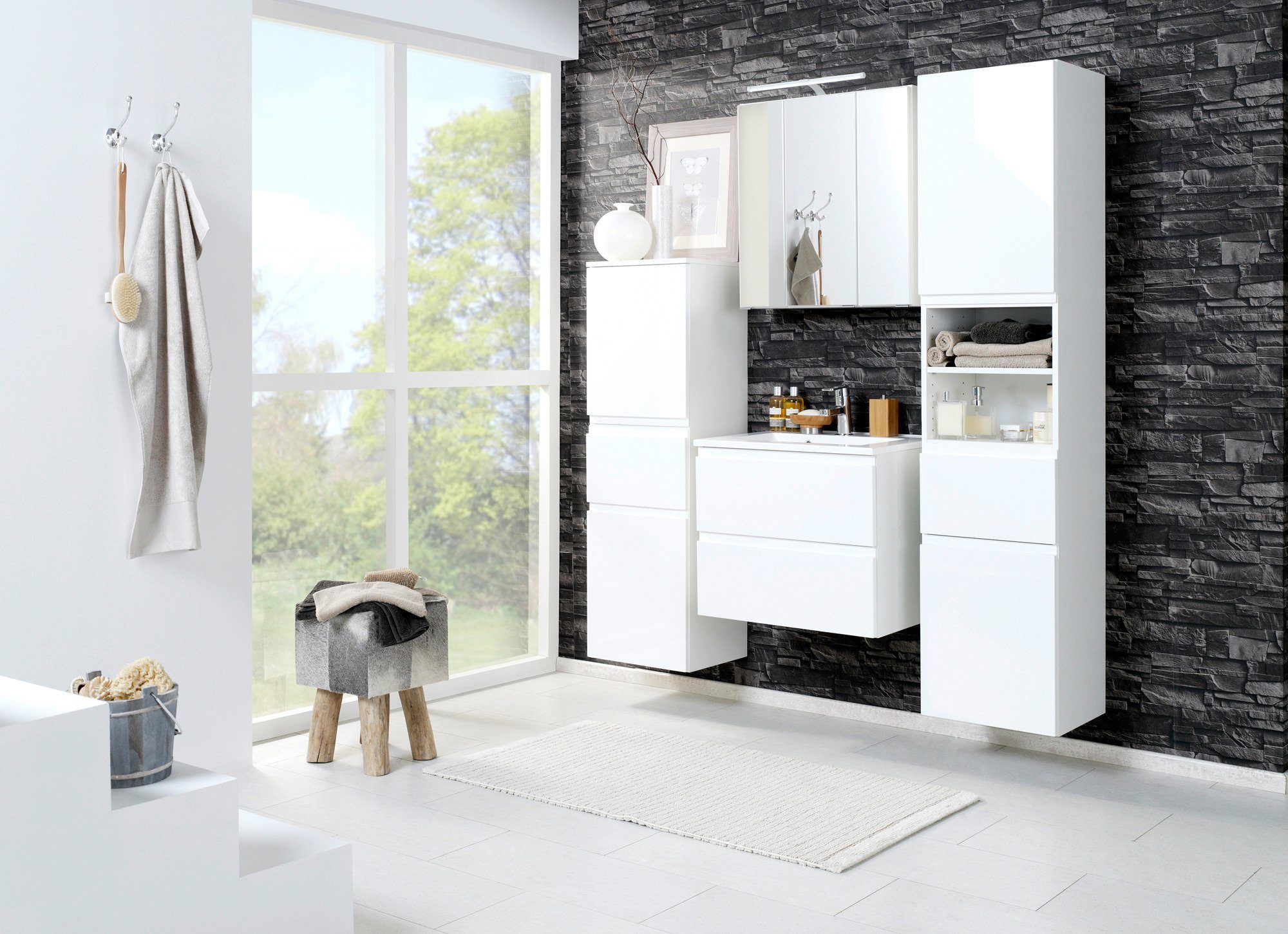 welltime Wastafelonderkast Cardiff Breedte 80 cm