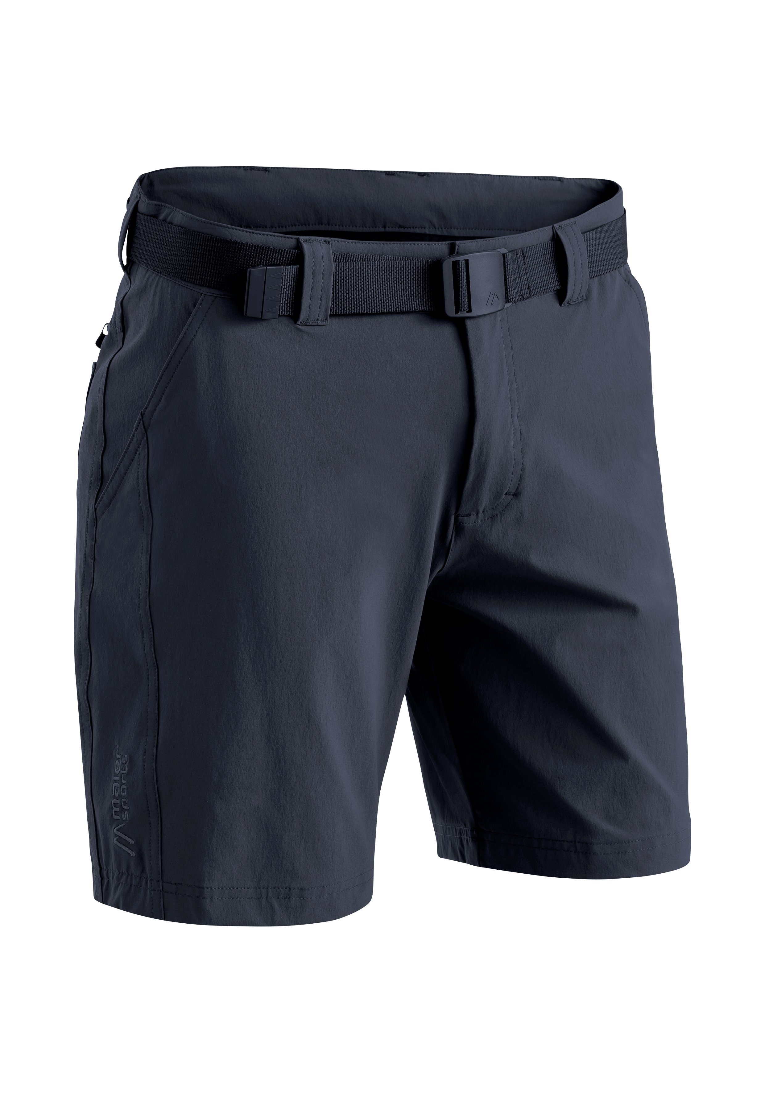 Maier Sports Functionele short Nil Short M Heren shorts, korte wandelbroek, outdoorbroek met 4 zakken, regular fit heren broeken maat 54 blauw