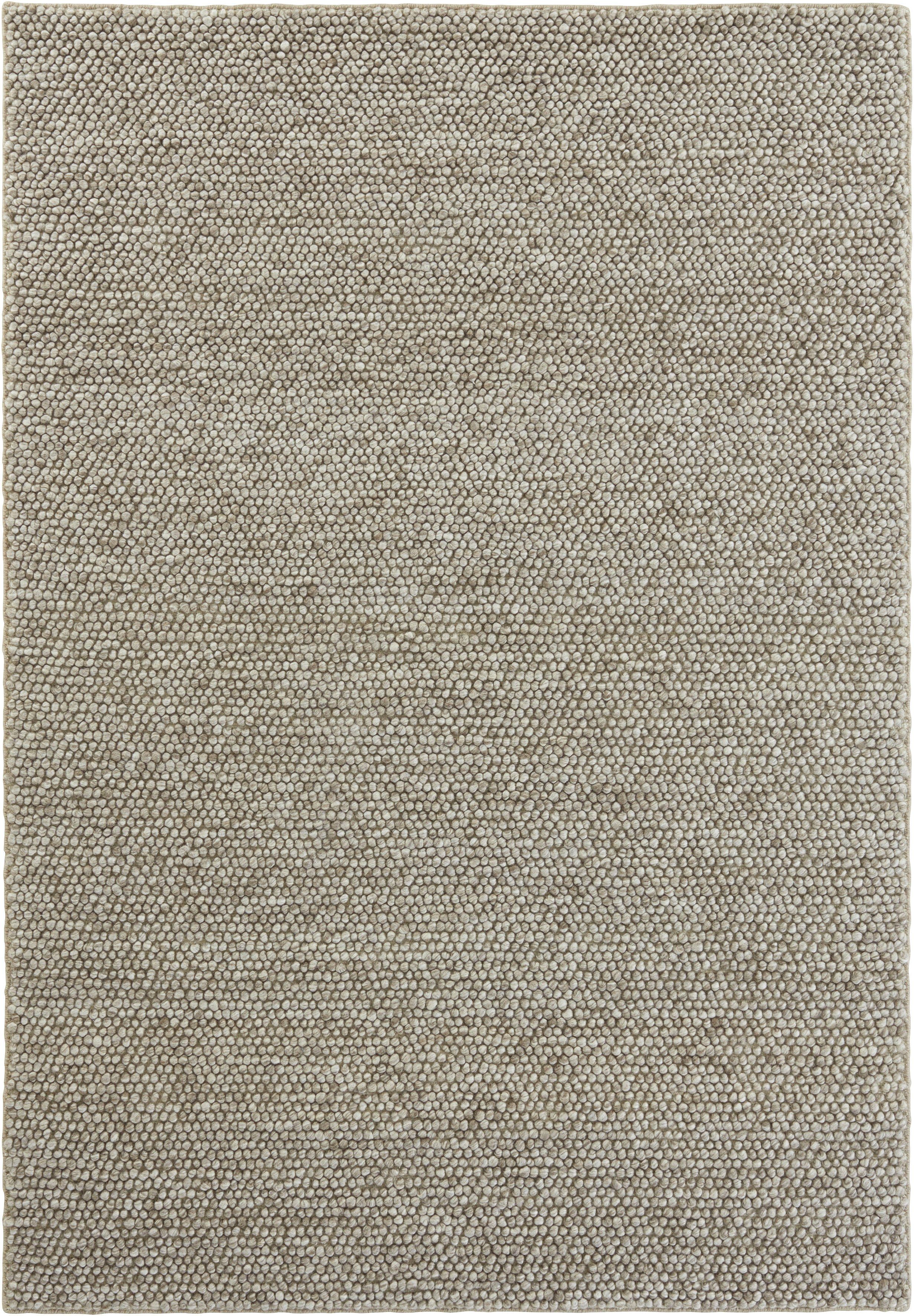 LeGer Home by Lena Gercke Wollen kleed Ainhoa, handgeweven, wol uni, wol, handgeweven vloerkleed, woonkamer, slaapkamer, eetkamer