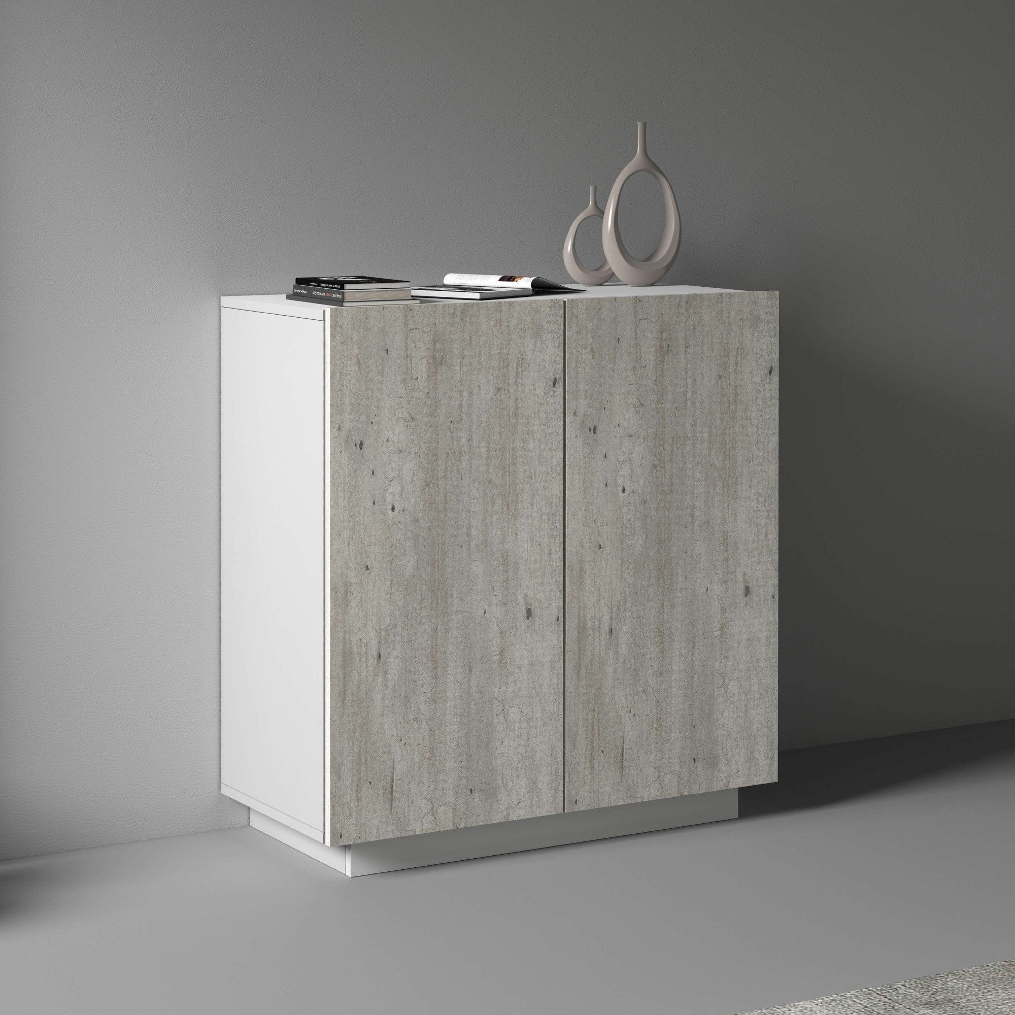 INOSIGN Archiefkast Coro, Multifunctionele kast, Bureaukast met 2 deuren & verstelbare legplanken, hoogte 86 of 166 cm, made in italy