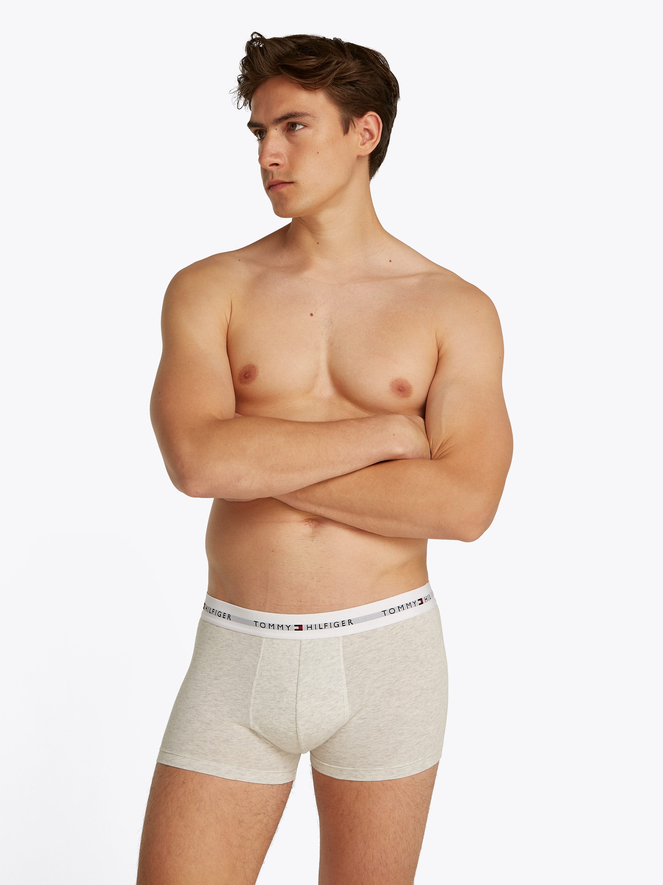 Tommy Hilfiger Underwear Boxershort 3P TRUNK met een logo-opschrift (3 stuks)