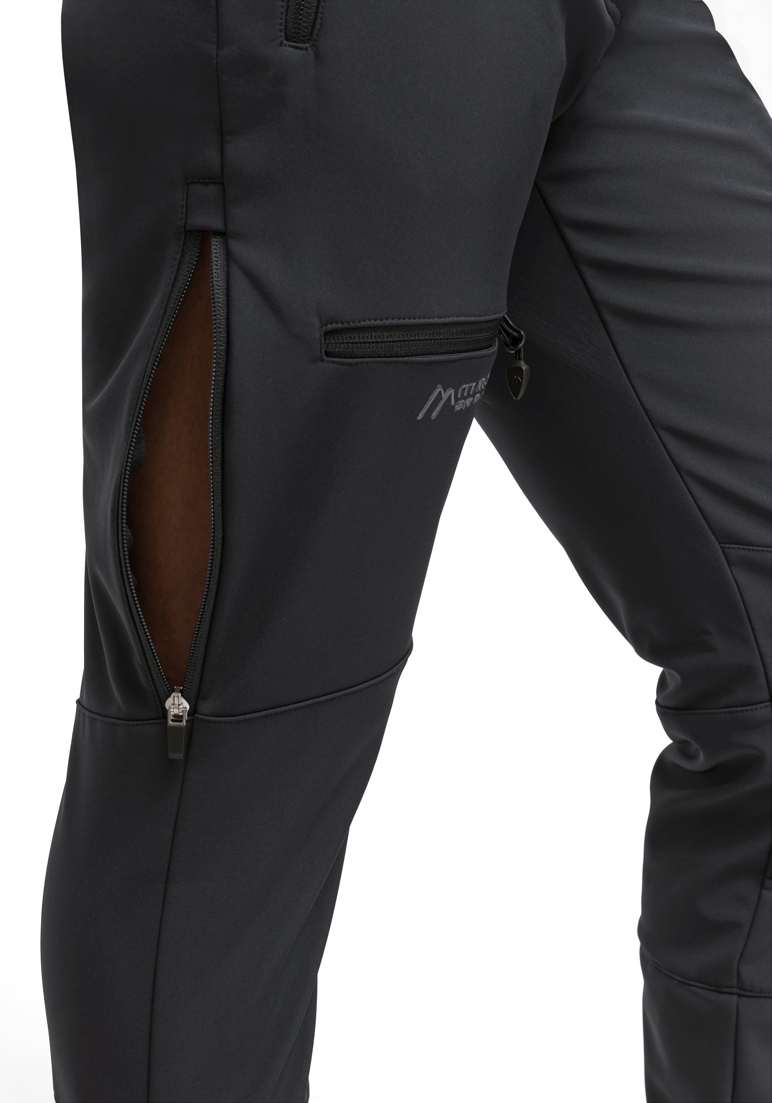 Maier Sports Softshell-broek Adakit W Dames trekkingbroek, ademende outdoorbroek, regular fit