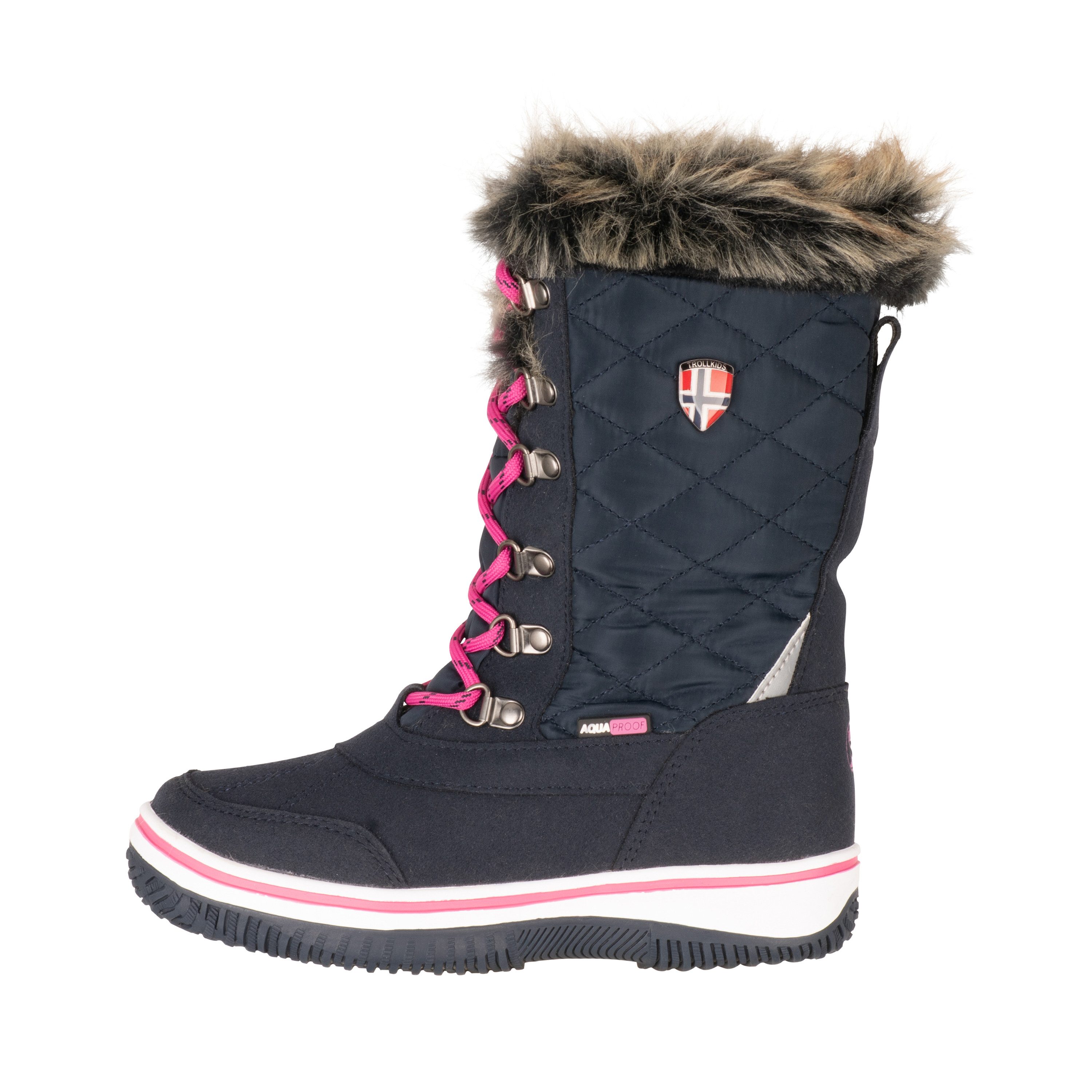 TROLLKIDS Winterlaarzen GIRLS HOLMENKOLLEN SNOW BOOTS XT waterdicht, reflecterende details