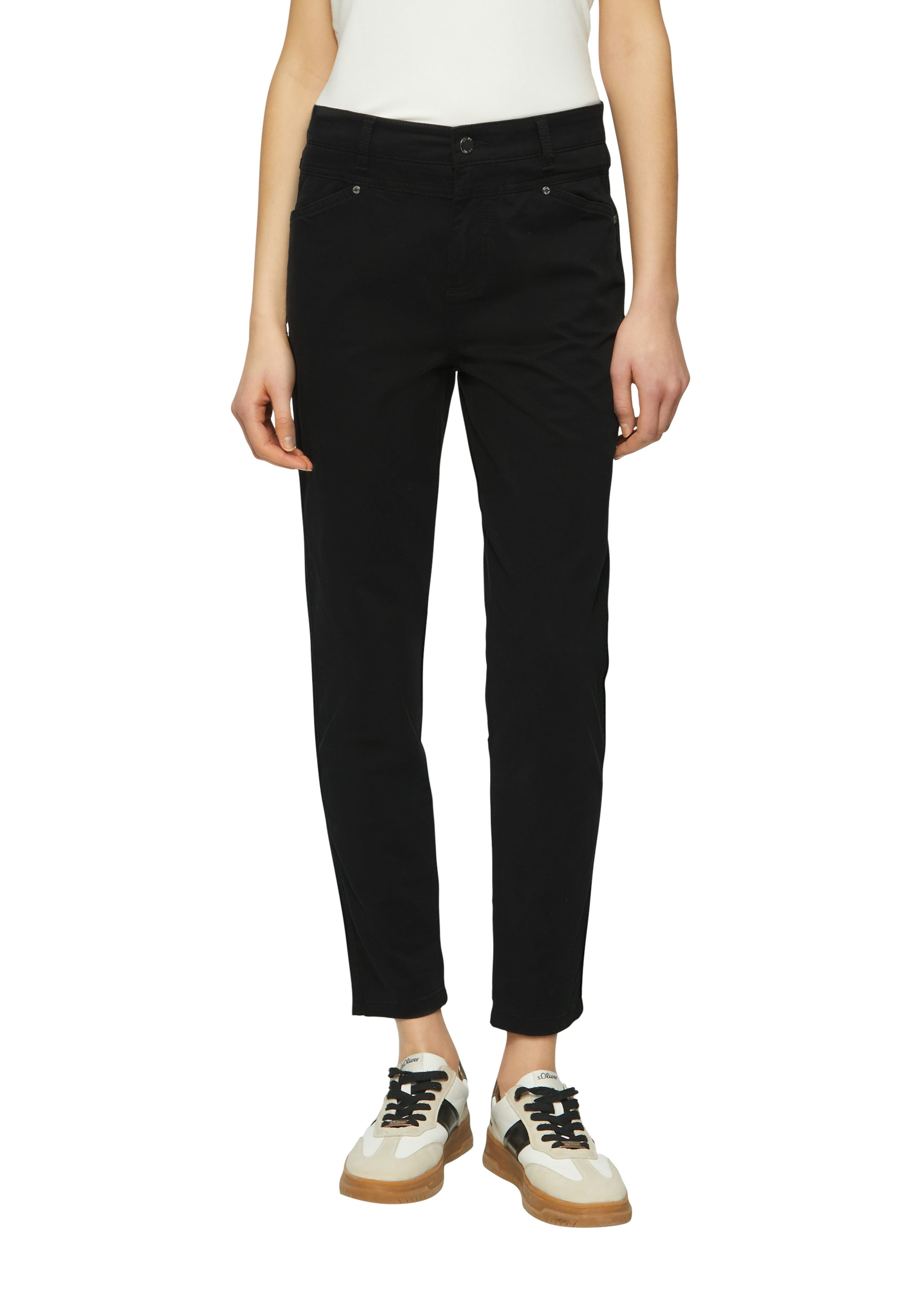 s.Oliver 7/8 broek in slim fit dames 7/8-broeken maat 40 zwart