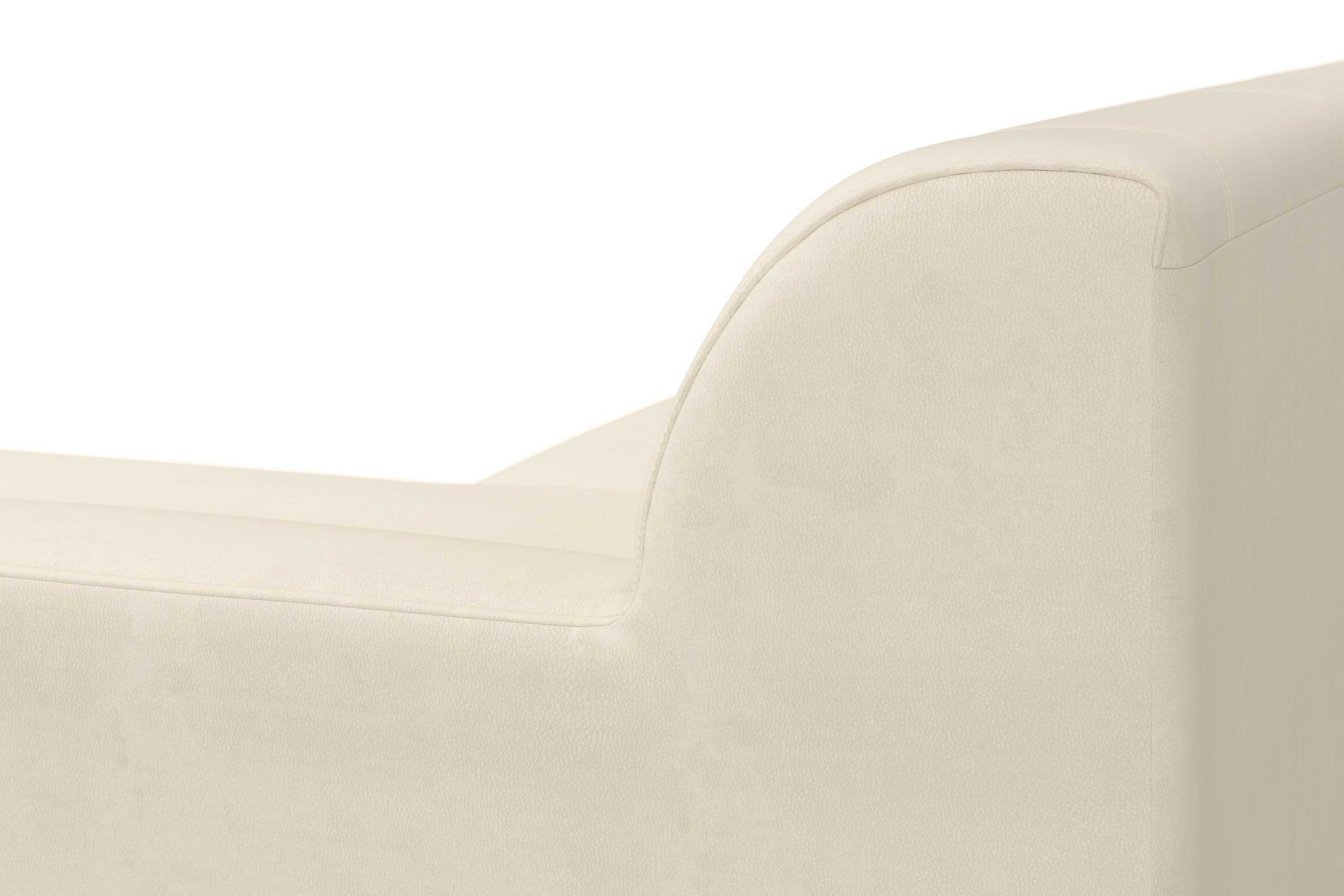 DOMO collection Hoekbank Topper, elegant en tijdloos, compacte afmetingen 245/155cm, L-vorm