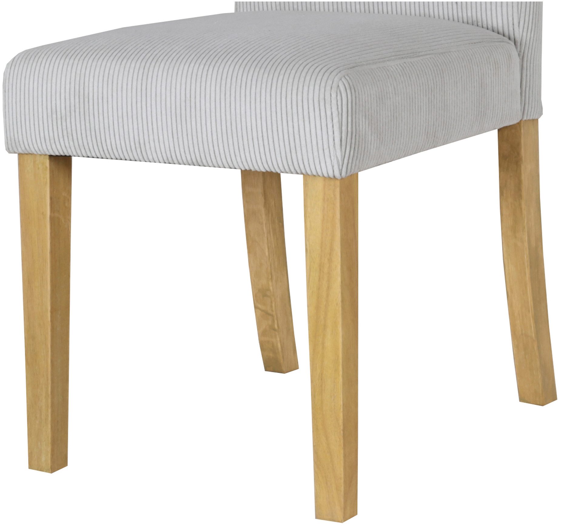 Home affaire Eetkamerstoel Winikon, TOPSELLER! Massief houten frame, moderne cordstof, comfortabel gepolsterd (set)