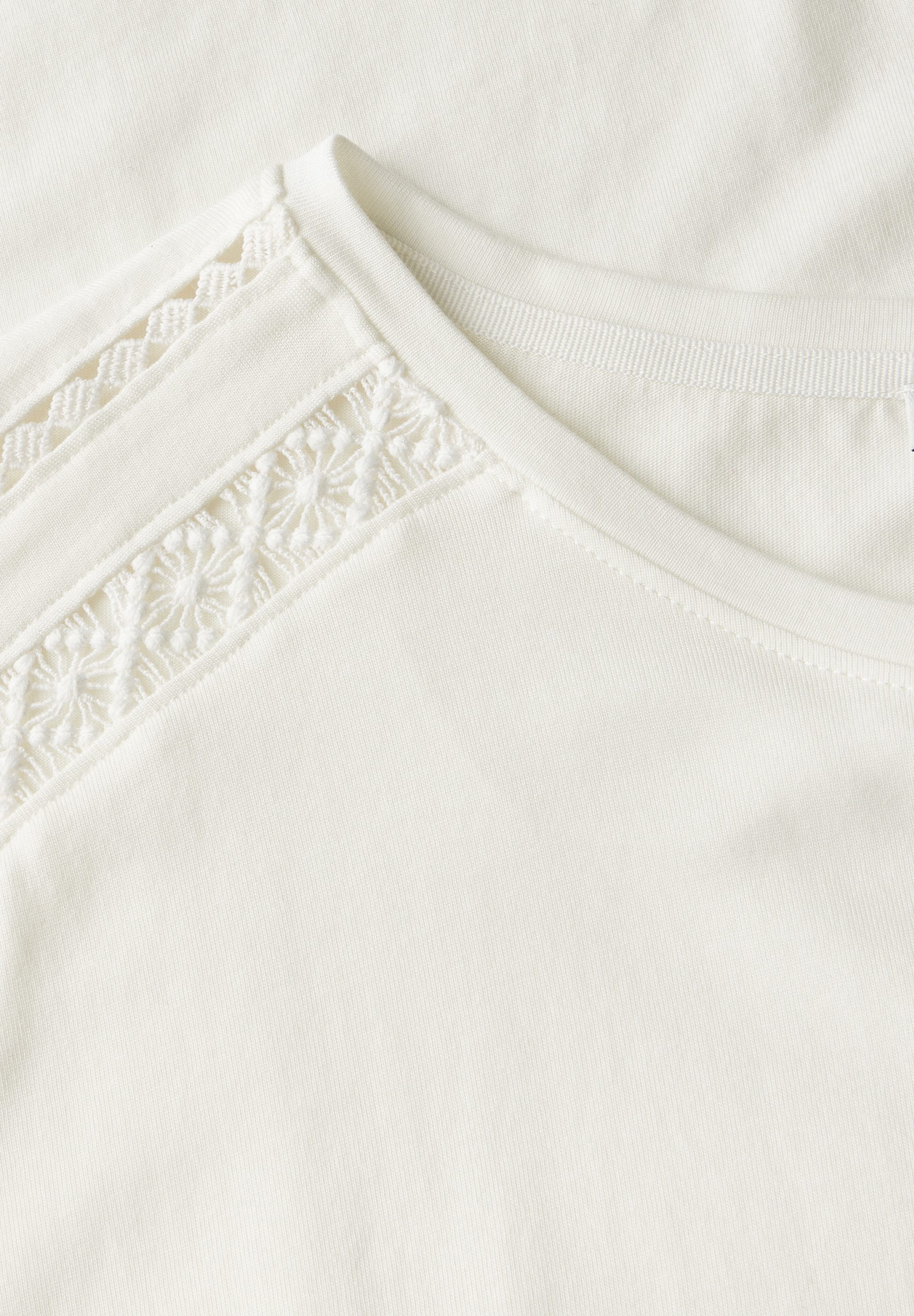 STREET ONE T-shirt met gehaakte details