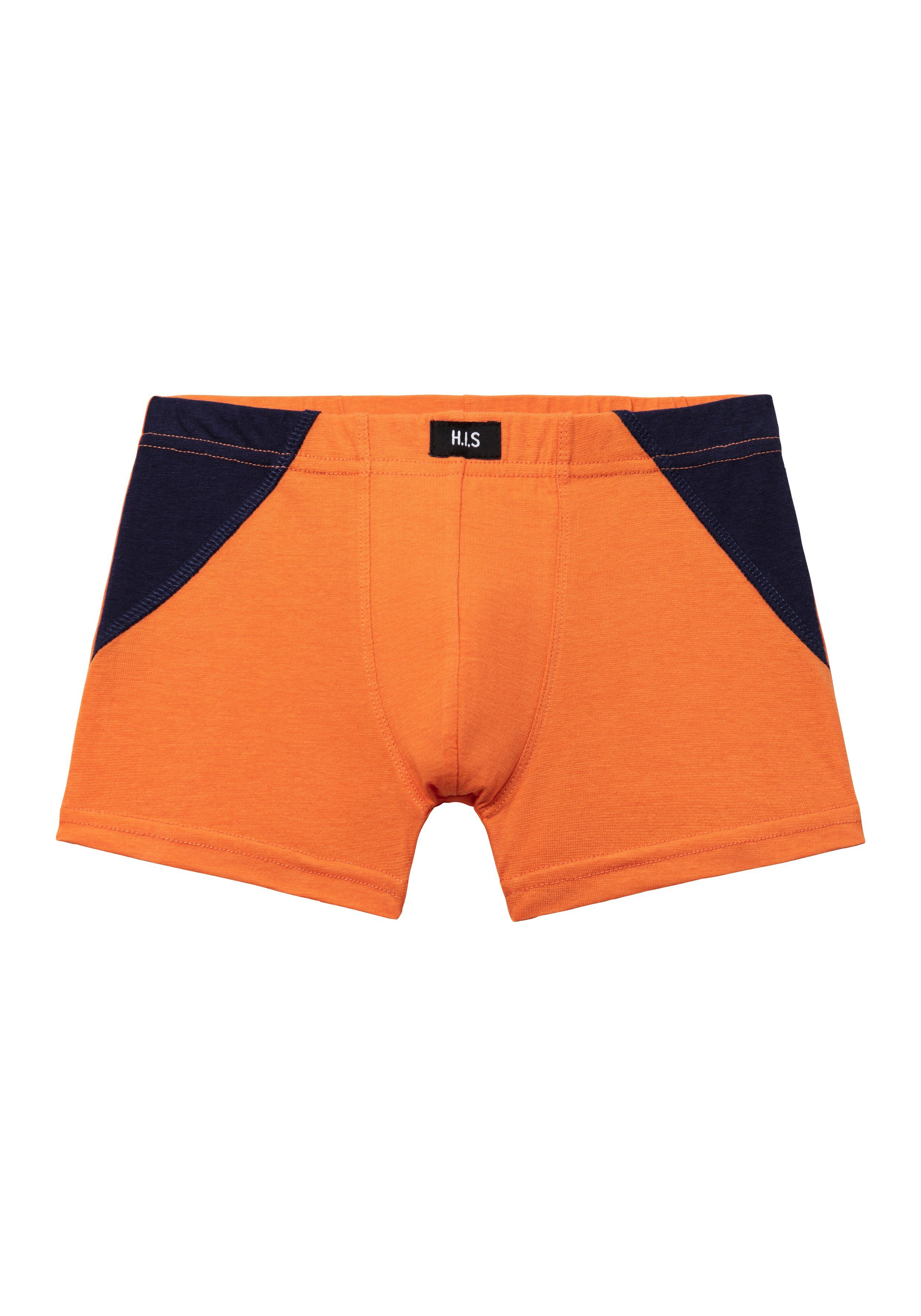 H.I.S Boxershort voor jongens met coole colourblocking voor een sportieve verschijning (set, 4 stuks)
