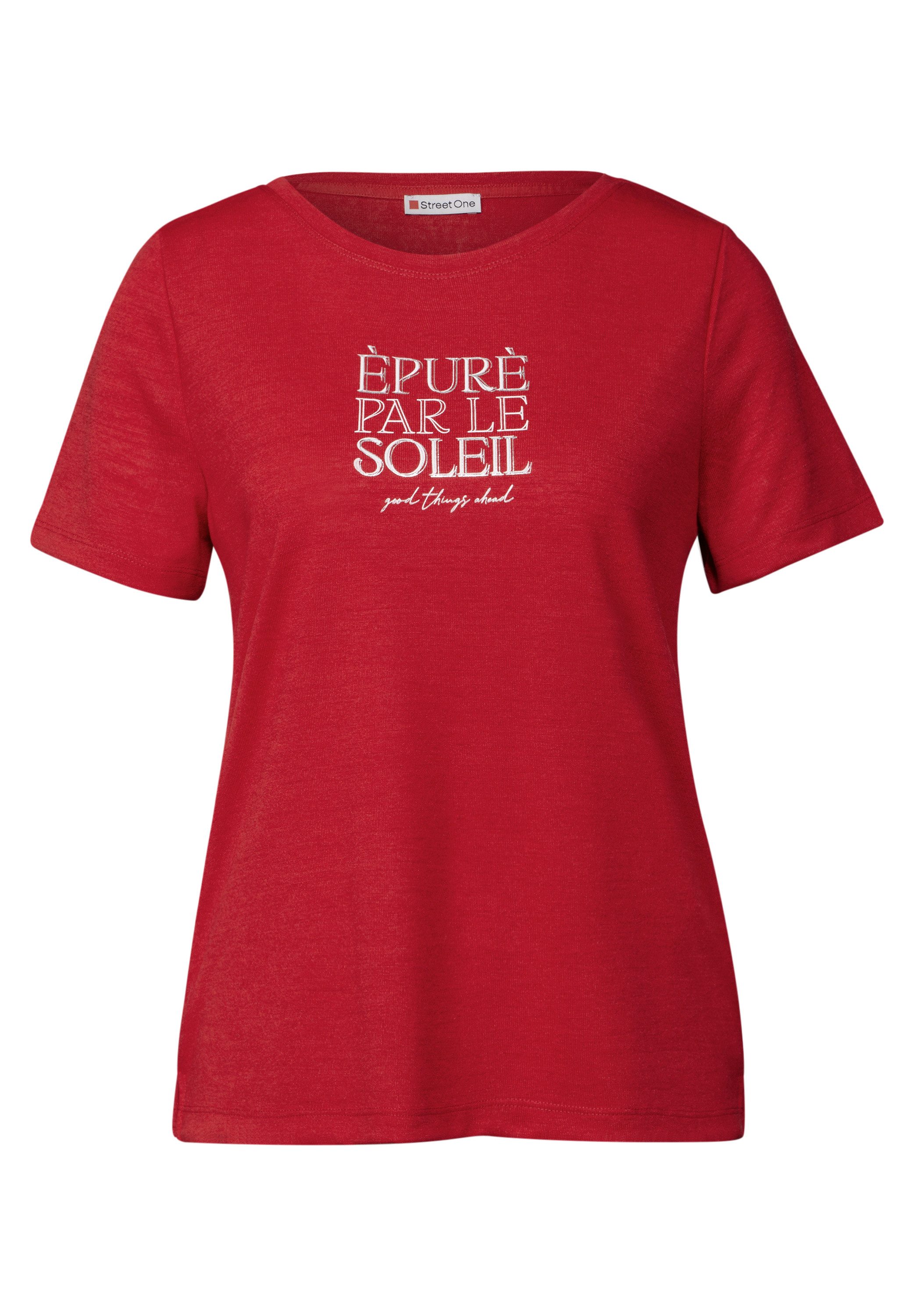 STREET ONE T-shirt met tekst