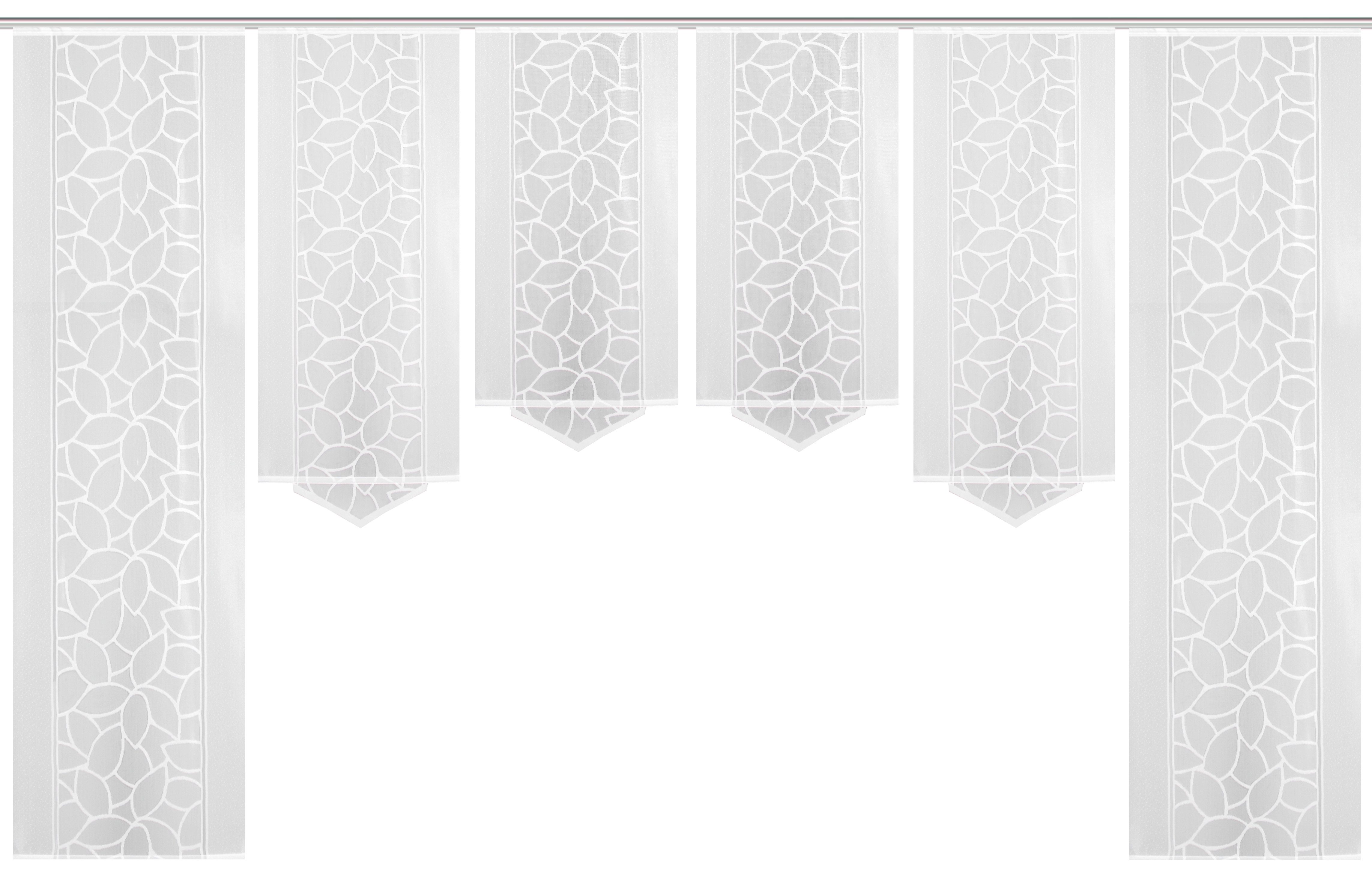 HOME WOHNIDEEN Paneelgordijn JENNA Paneelgordijn jacquard set (6 stuks)