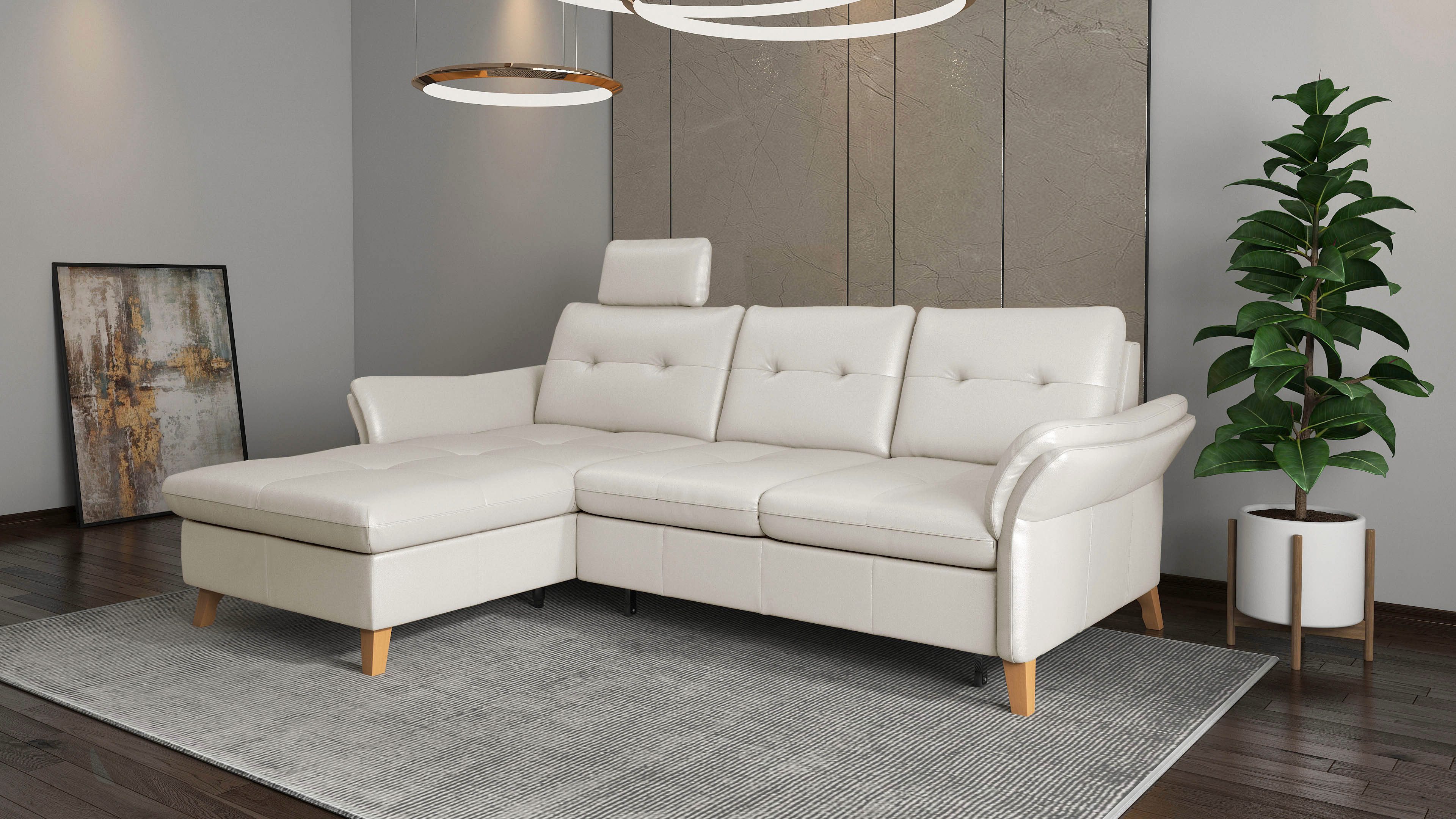sit&more Hoekbank Göteborg Zitdiepteverstelling en binnenvering, naar keuze met slaapfunctie