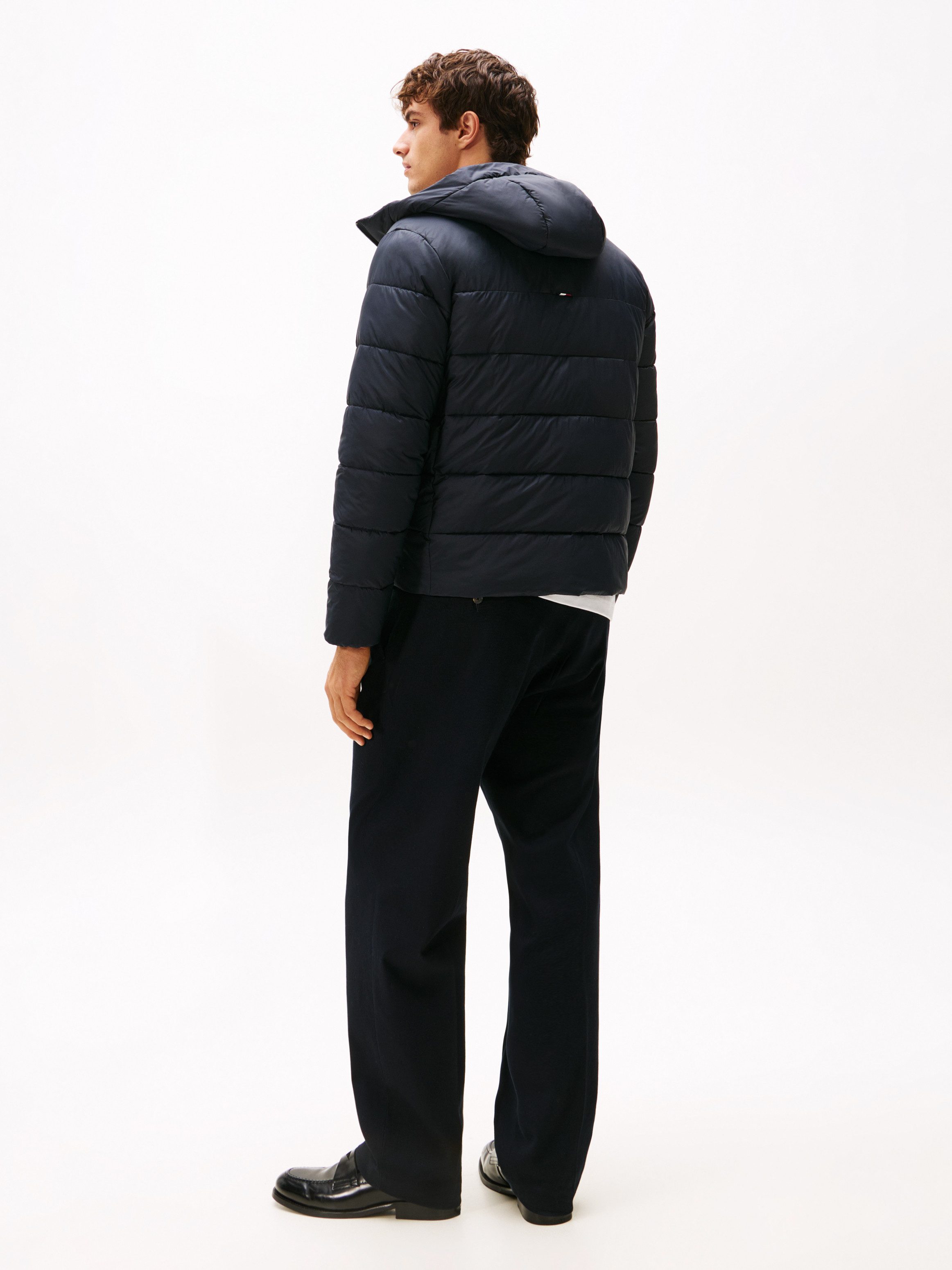 Tommy Hilfiger Gewatteerde jas MID WEIGHT HOODED JACKET
