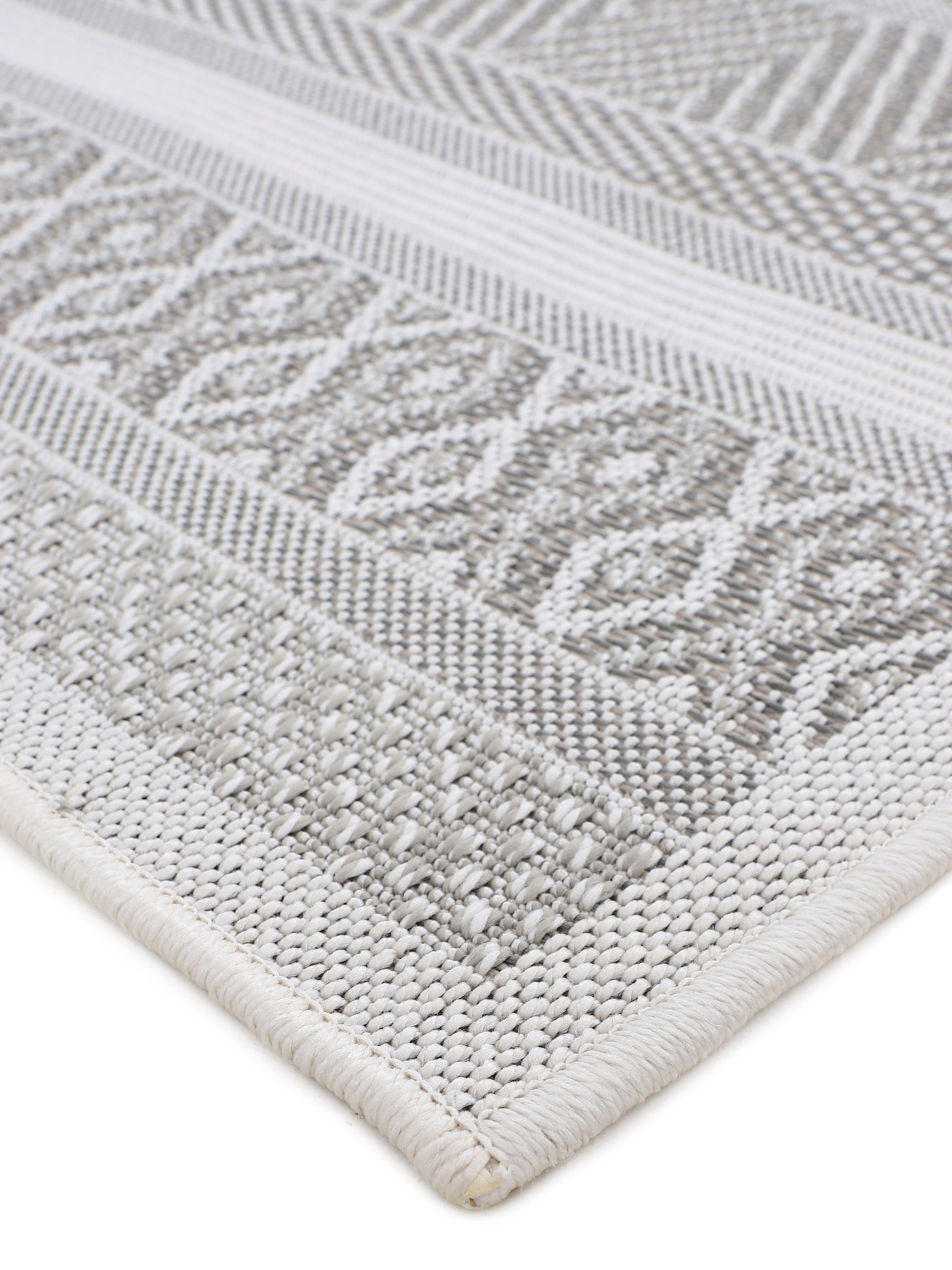 carpetfine Vloerkleed Boho 101 robust vlakweefsel, sisal look, uv-bestendig, buitenruimte
