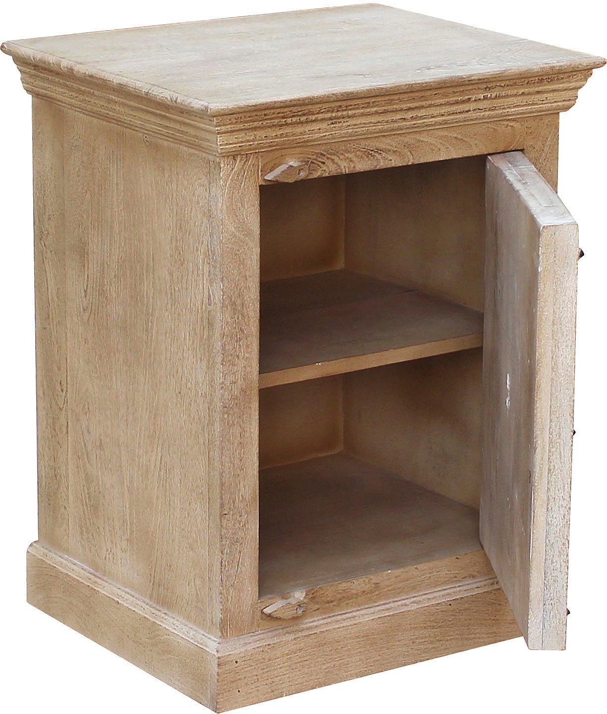 SIT Nachtkastje Daipur met luxueus houtsnijwerk