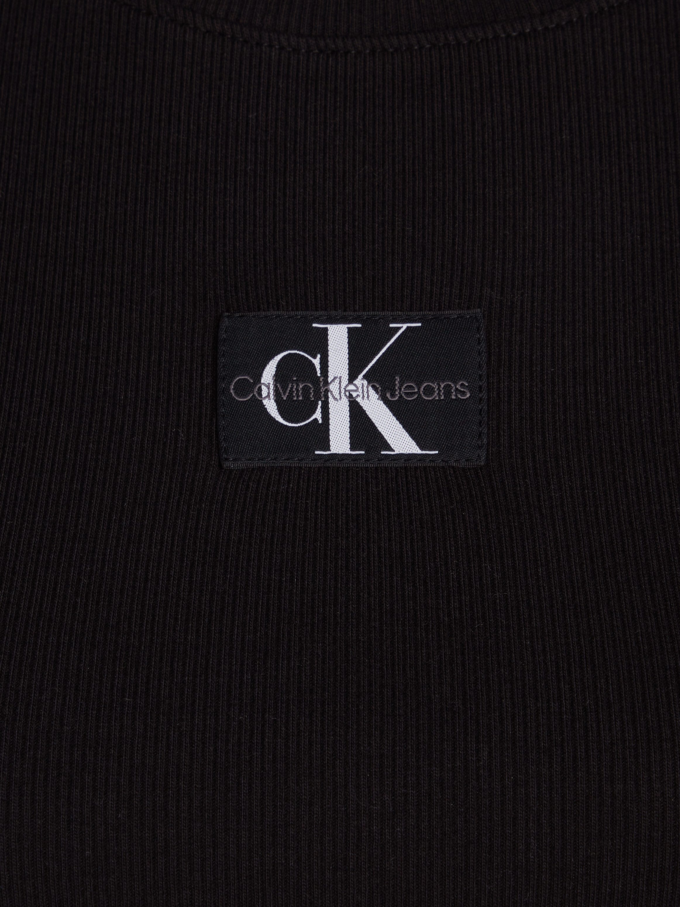 Calvin Klein T-shirt WOVEN LABEL RIB BABY TEE