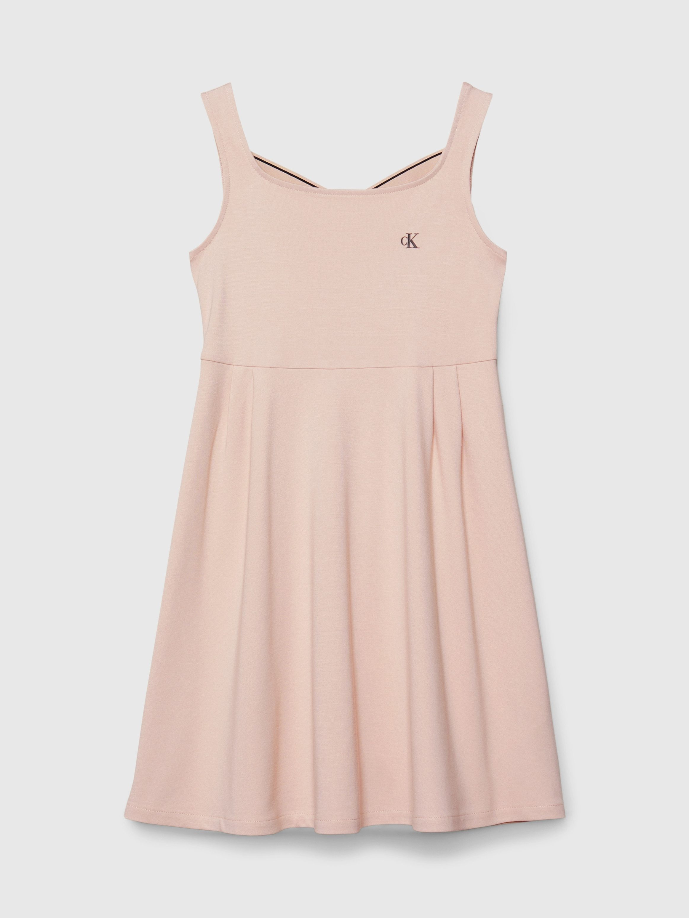 Calvin Klein Skaterjurk BACK LOGO TAPE FIT FLARE DRESS