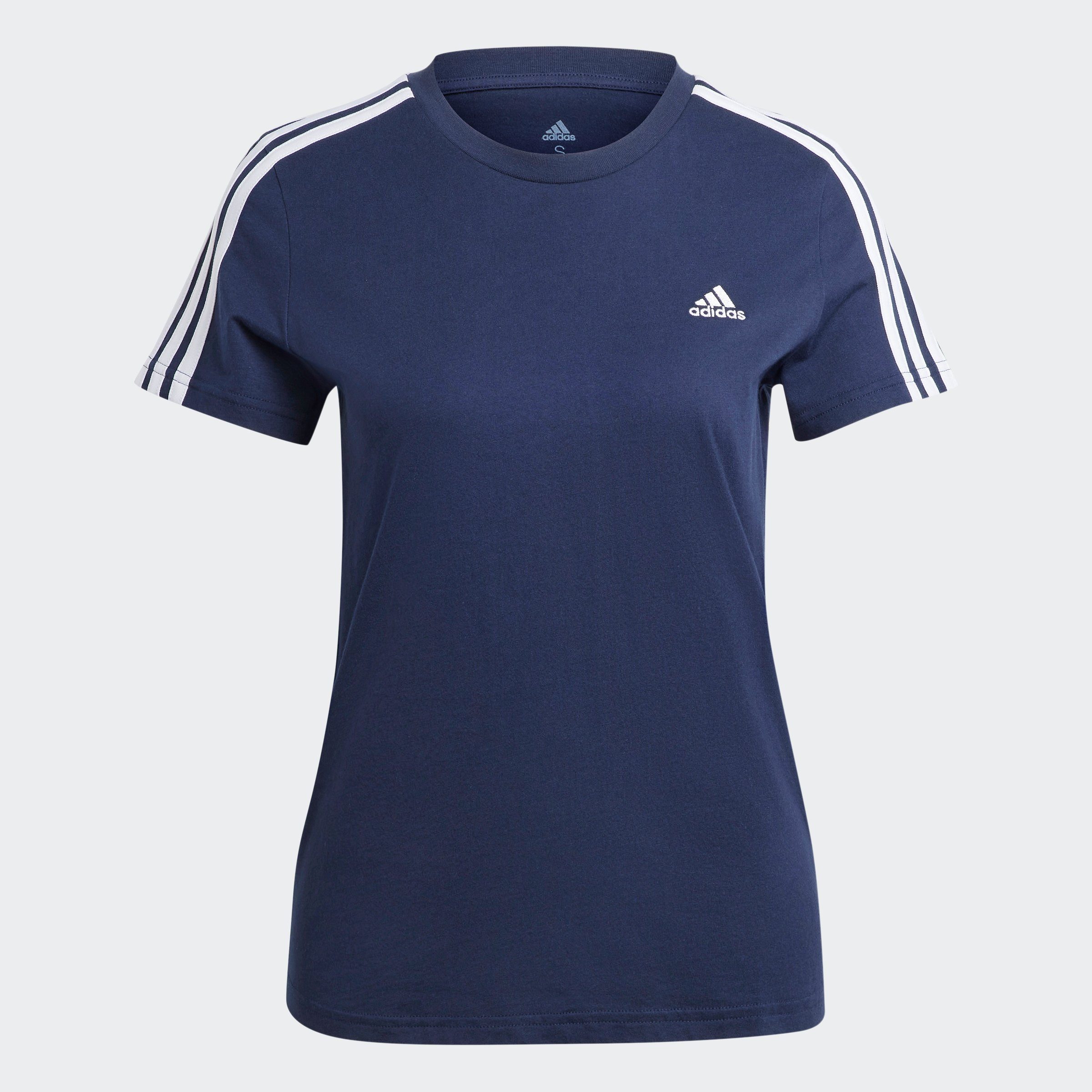 adidas Sportswear T-shirt LOUNGEWEAR ESSENTIALS SLIM 3-STRIPES