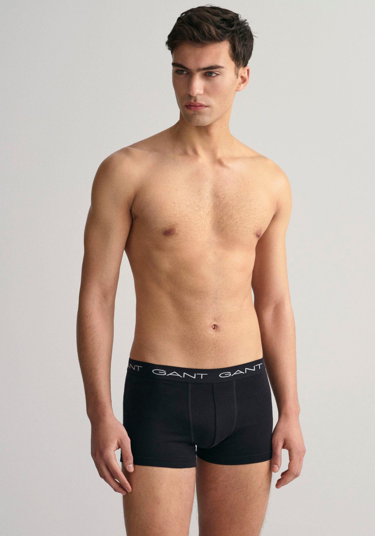 Gant Boxershort met elastische logoband (set, 3 stuks, 3)