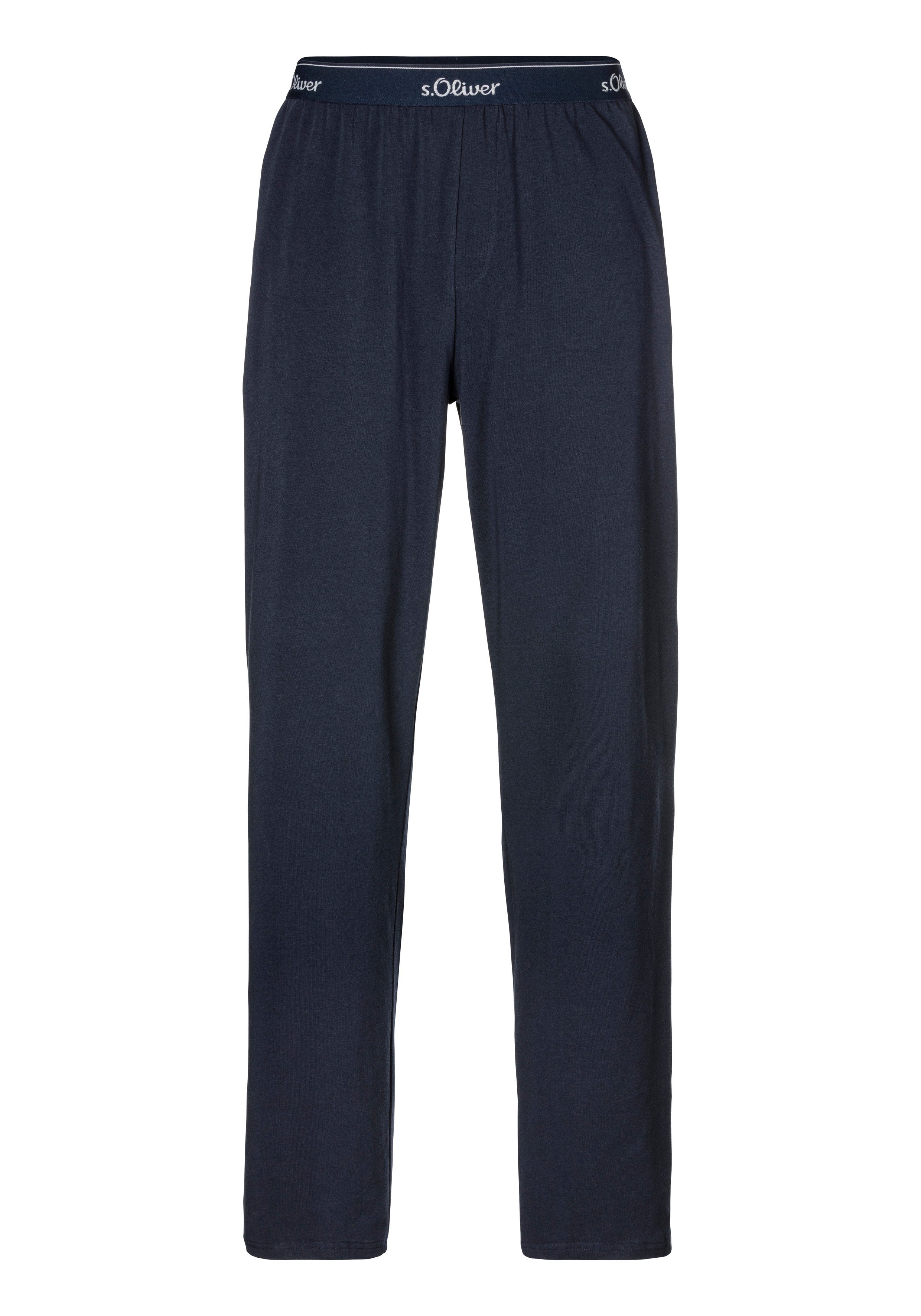 s.Oliver RED LABEL Beachwear Pyjama Pyjama met knopenrij (2-delig, 1 stuk)