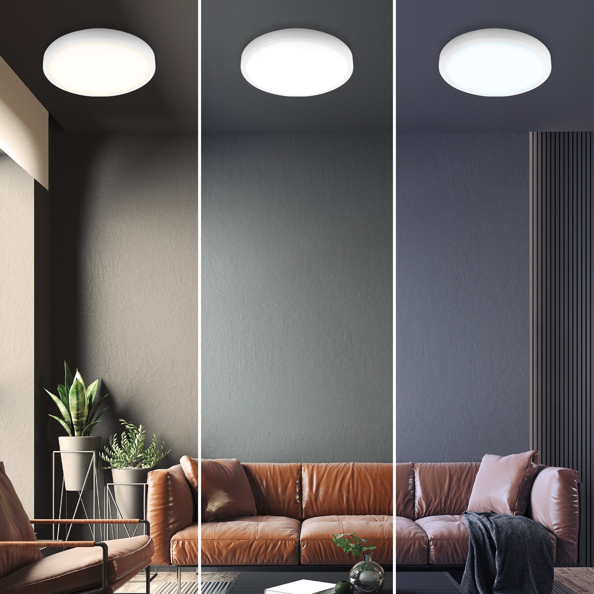 Briloner Leuchten Plafondlamp RUNA
