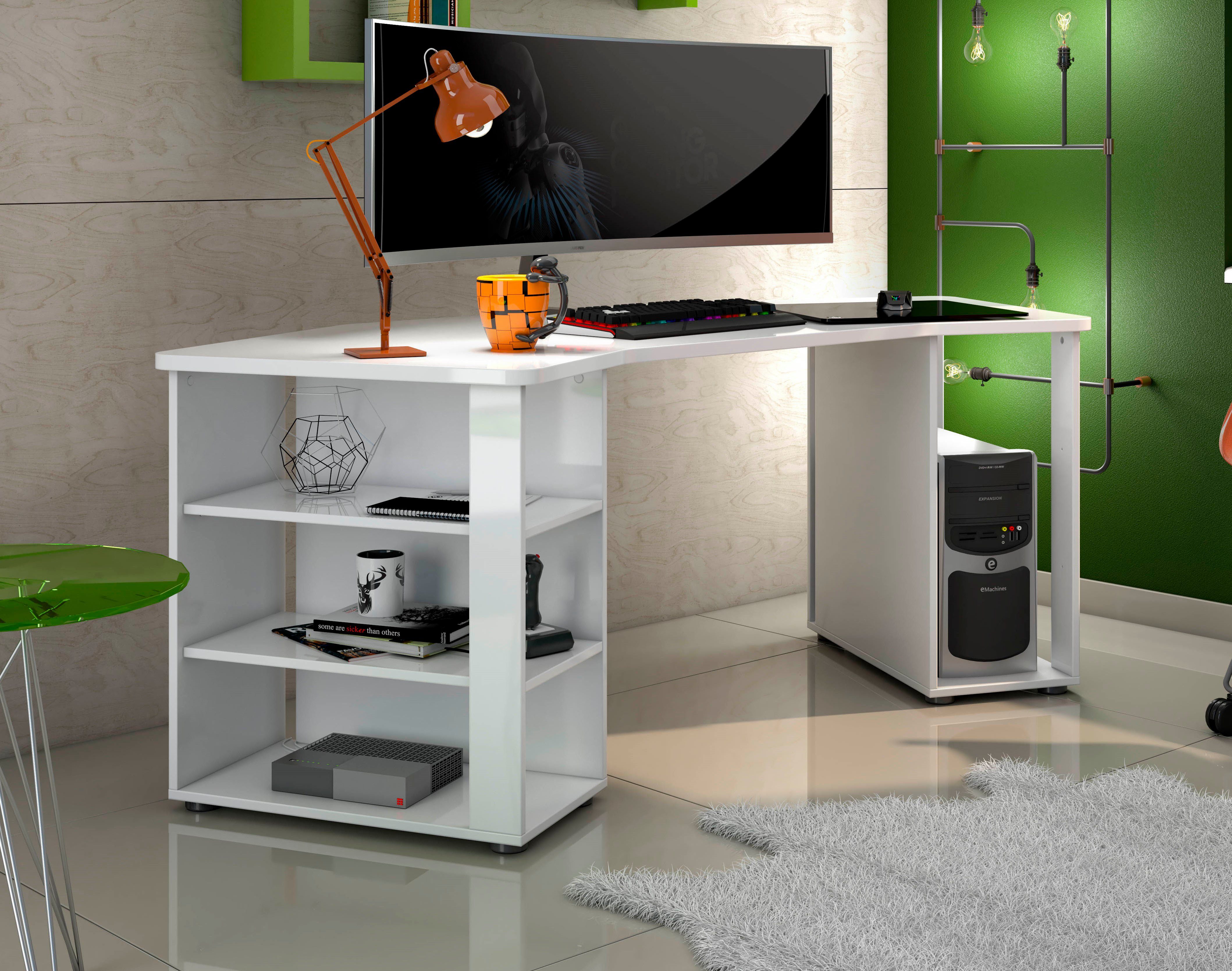 INOSIGN Gamingtafel Pippo Design-gamingtafel in hoogglans