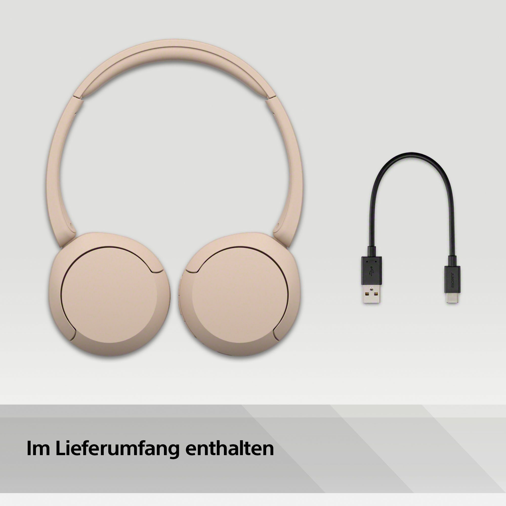 Sony On-ear-hoofdtelefoon WHCH520 50 uur accucapaciteit