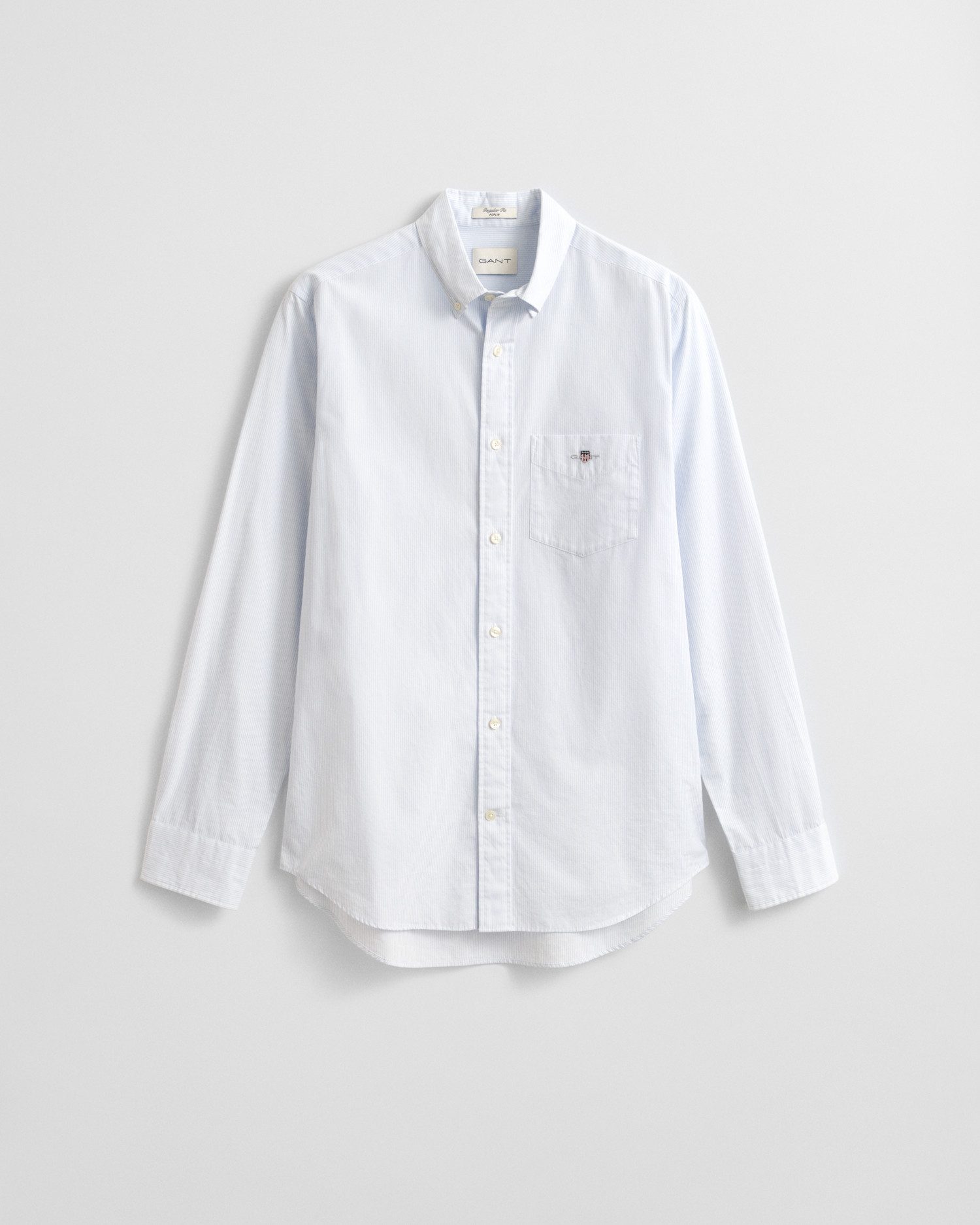 Gant Overhemd met lange mouwen REG POPLIN BANKER SHIRT Banker Stripe popeline, lichte katoen