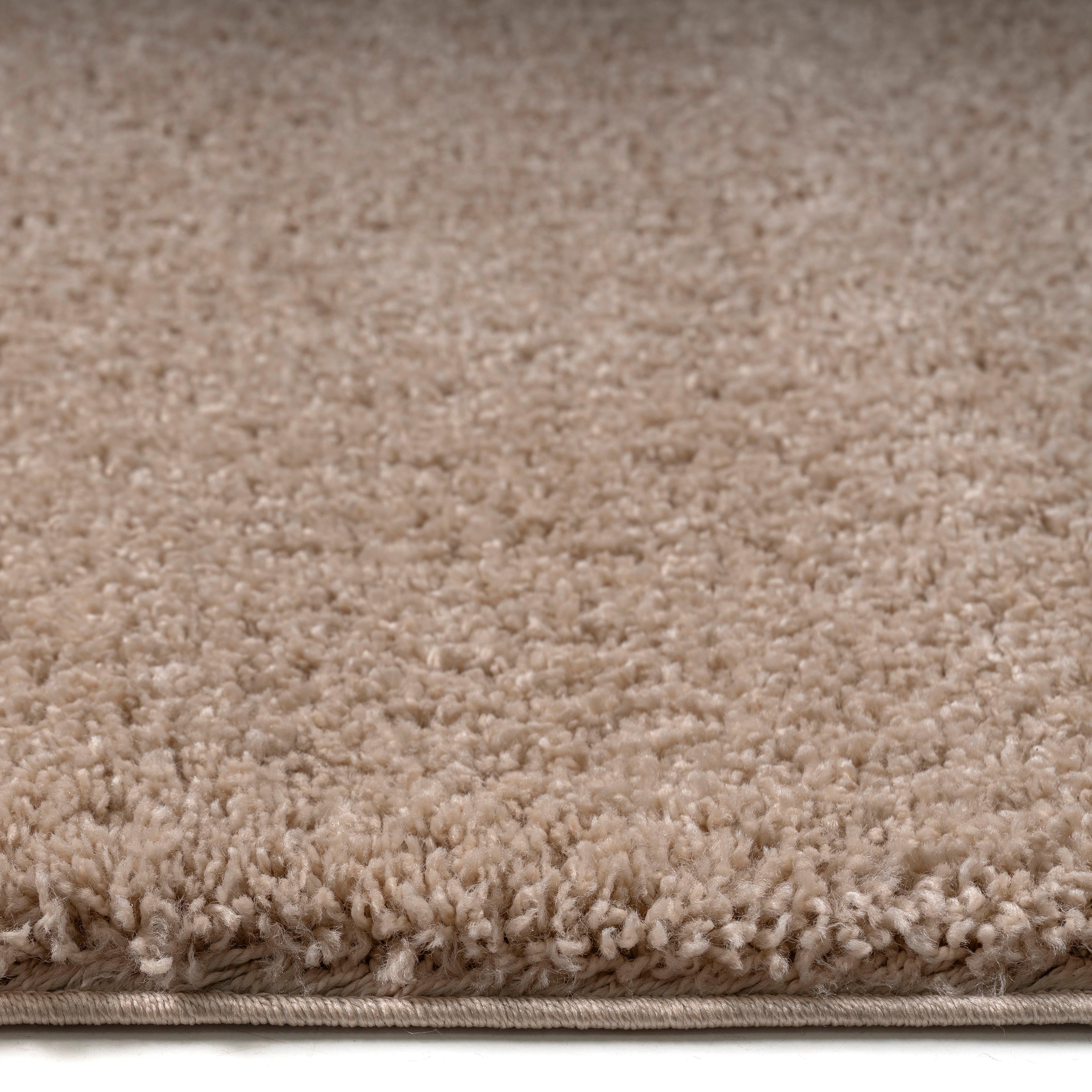 Bruno Banani Hoogpolig vloerkleed Shaggy Soft geweven, uni kleuren, bijzonder zacht en knuffelig, klantenfavoriet