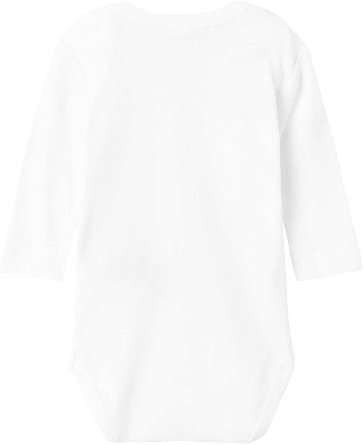 Name It Pyjama NBNBODY 2P LS SOLID WHITE NOOS (set, 2-delig)