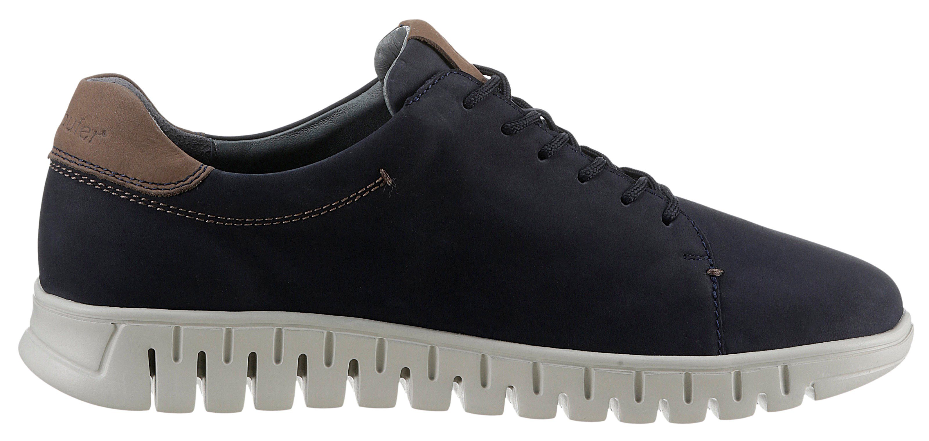 Waldläufer Sneakers H-Baldo veterschoen, vrijetijdsschoen met proactieve leren binnenzool, h-breedte