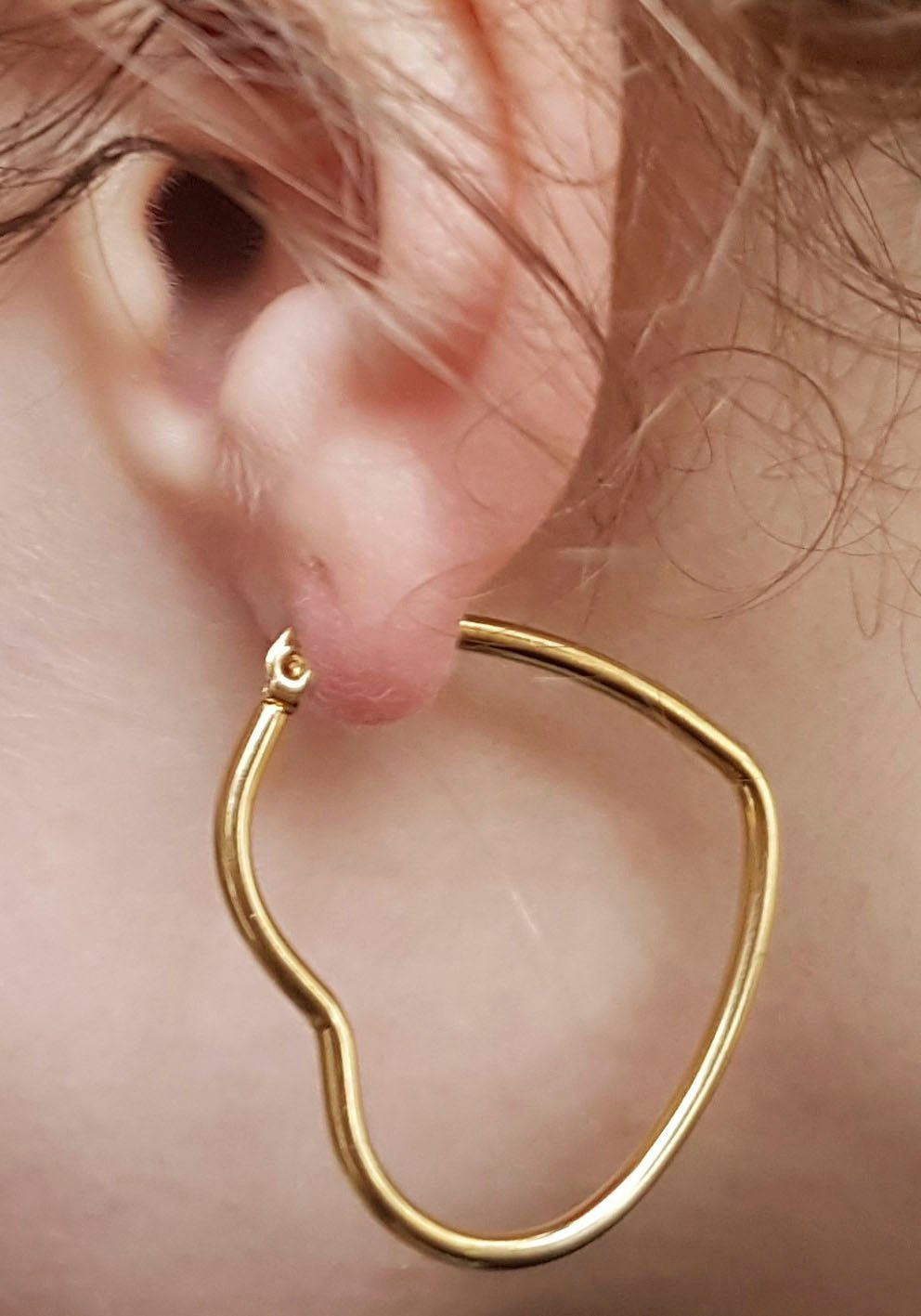 Firetti Oorringen Sieraad cadeau hart met zirkoon (synthetisch)
