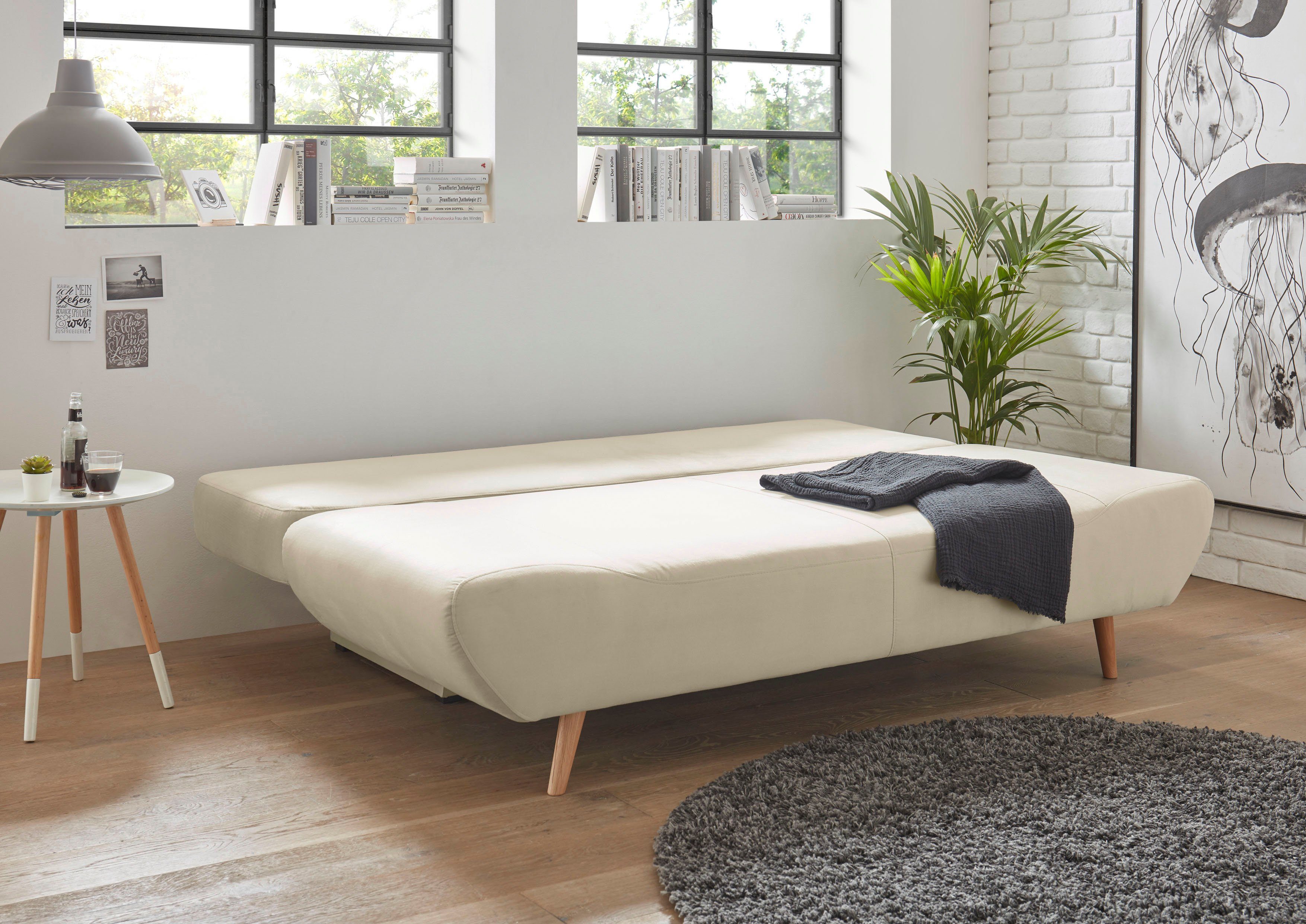 andas Slaapbank Segmon simpel in een comfortabel te bed veranderen, inclusief bedkist