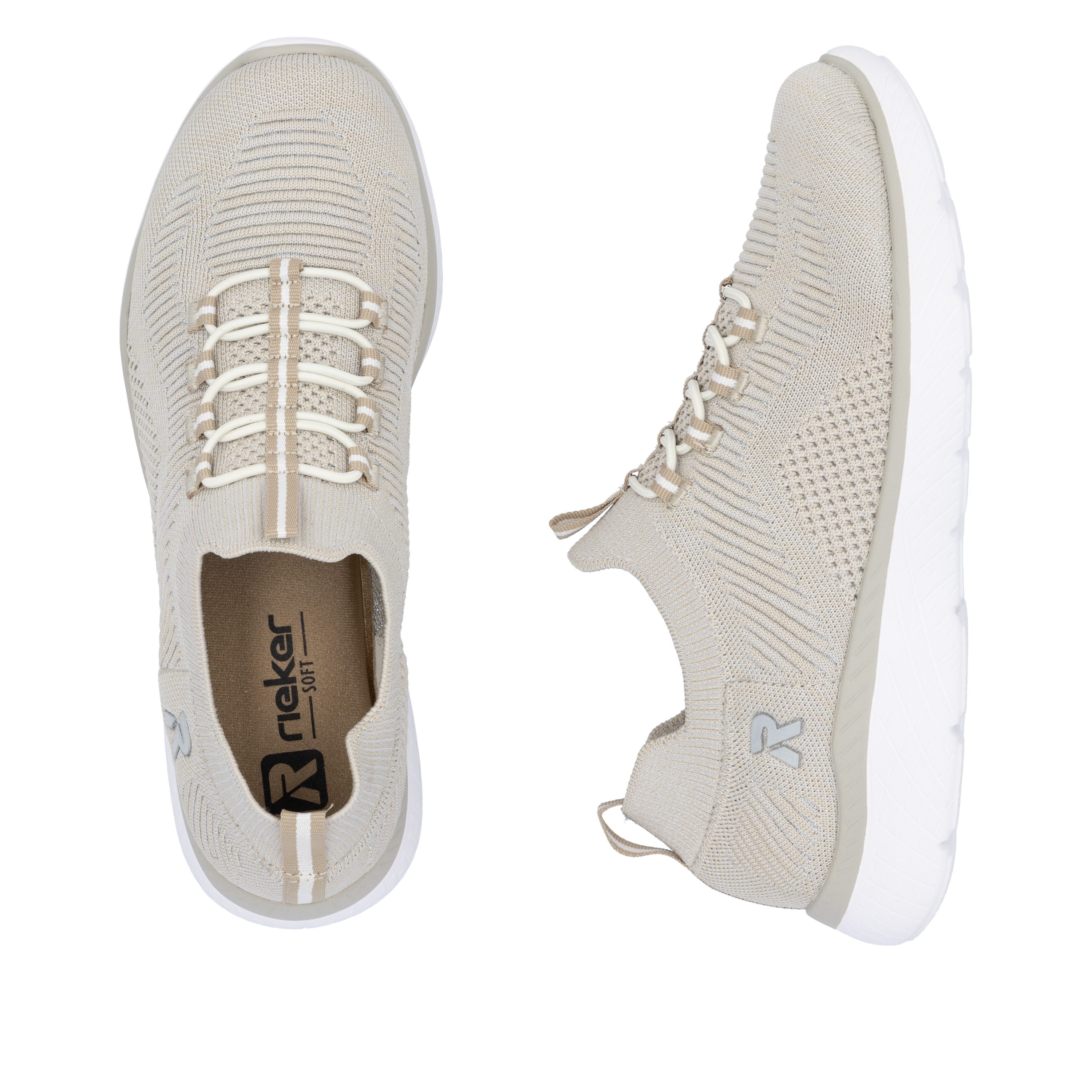 RIEKER Sport Slip-on sneakers , slipper, vrijetijdsschoen, instapschoen met elastische instap