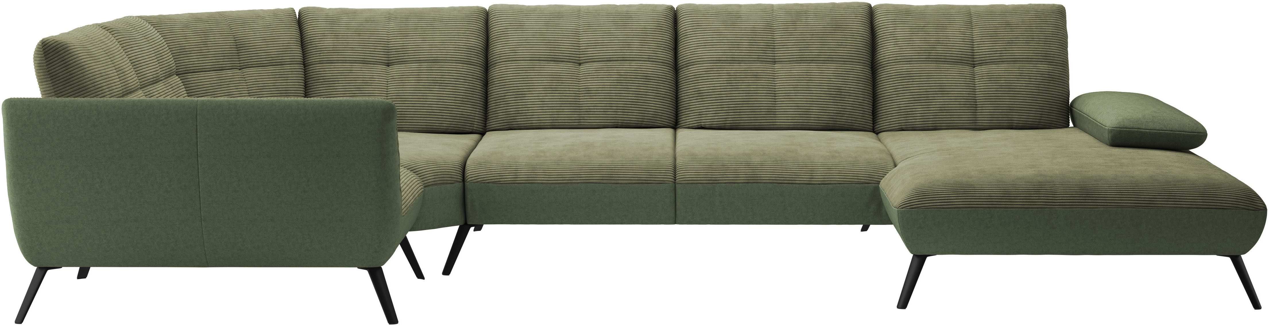 Places of Style Zithoek Mikado U-vorm incl. zitdiepteverstelling en armleuningverstelling