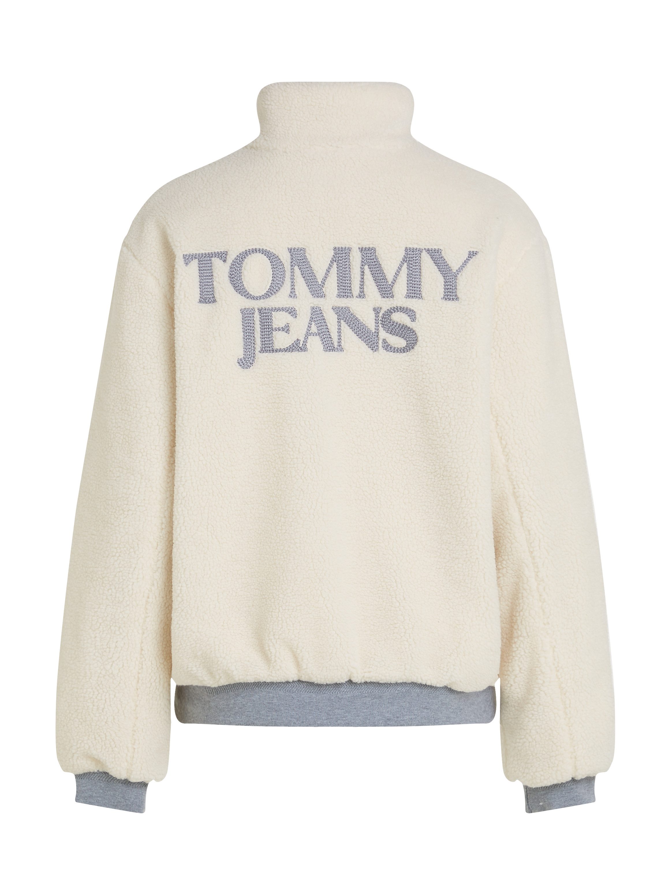 TOMMY JEANS Bomberjack TJ TEDDY BOMBER met groot logo op de rug