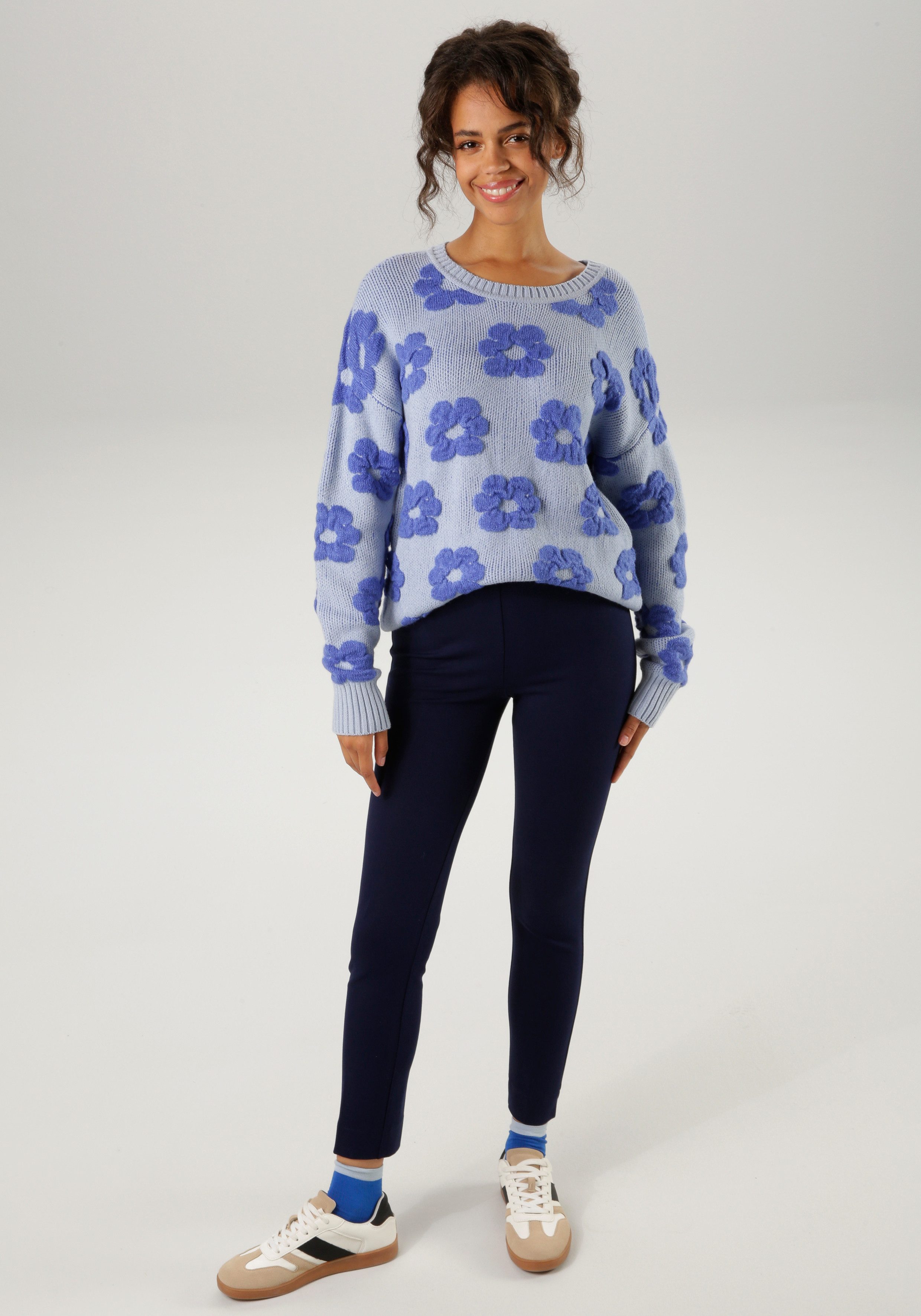 Aniston CASUAL Comfortbroek voor en achter met strijknaad