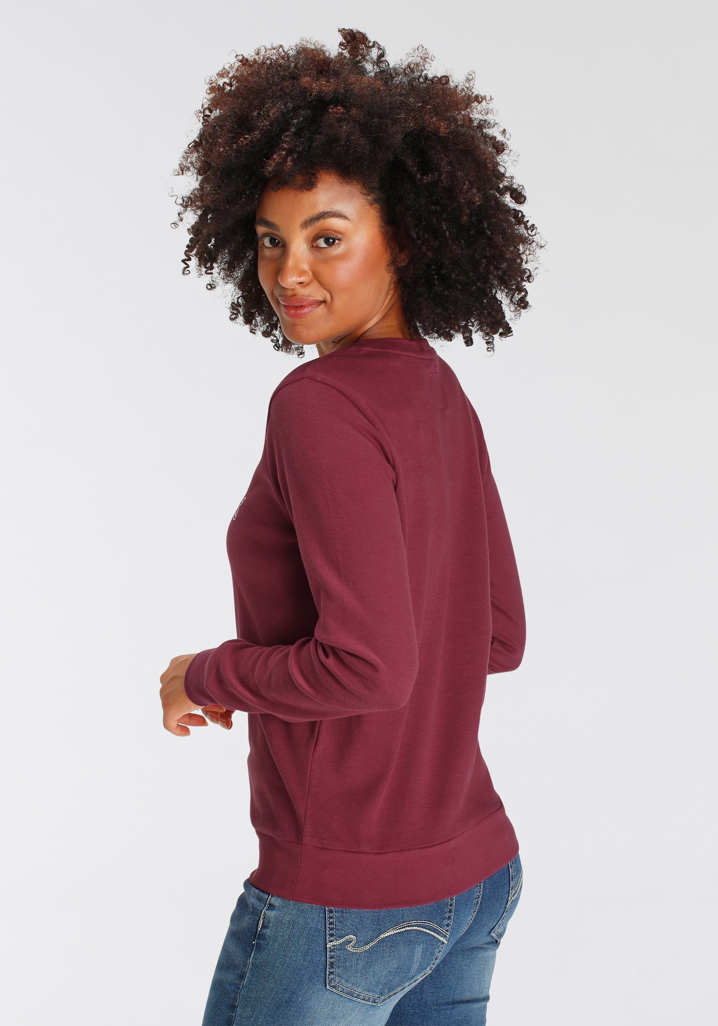 KangaROOS Sweatshirt Lange mouwen, figuurvolgende pasvorm