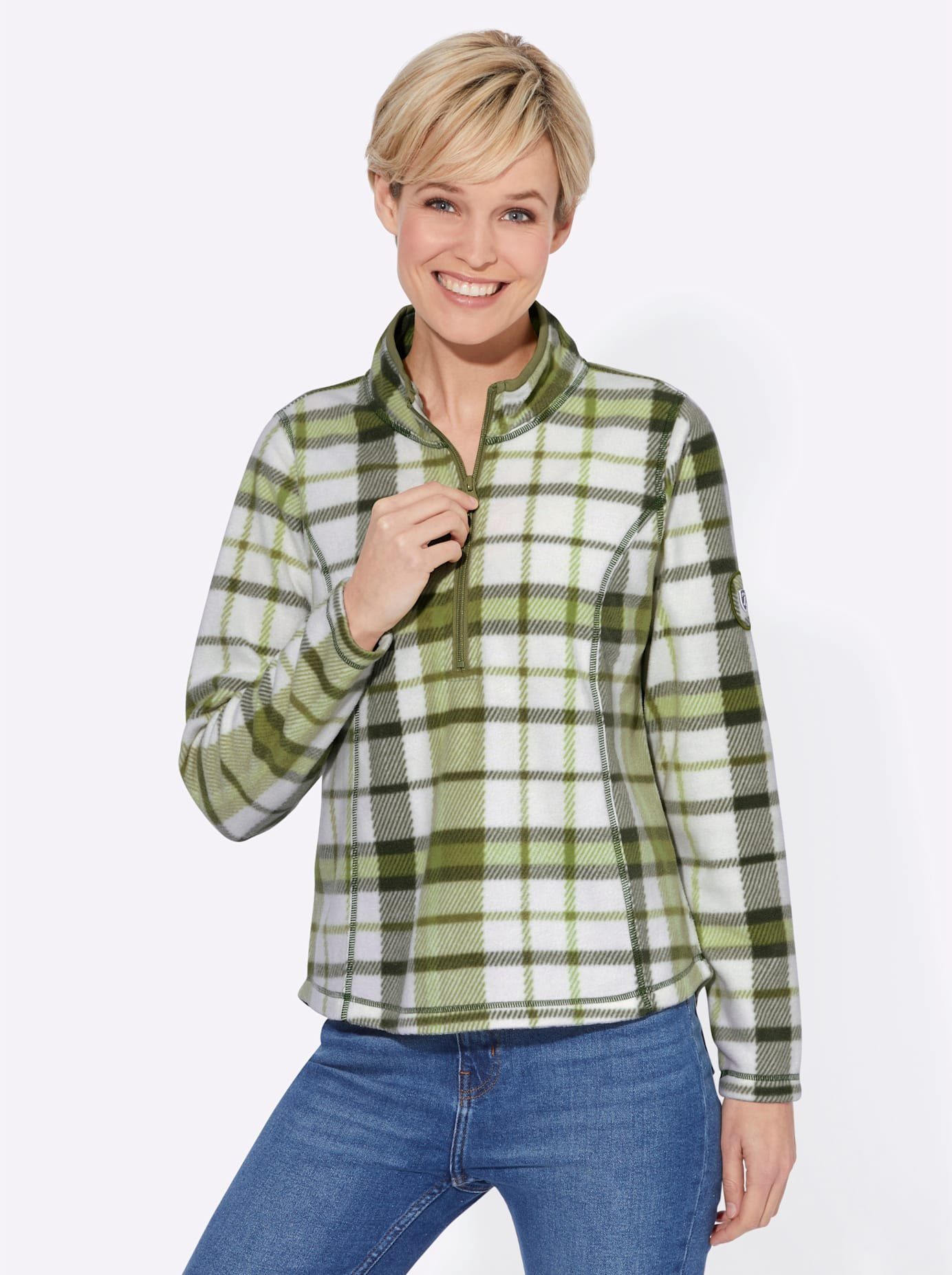 Casual Looks Fleece-shirt Fleeceshirt (1-delig)