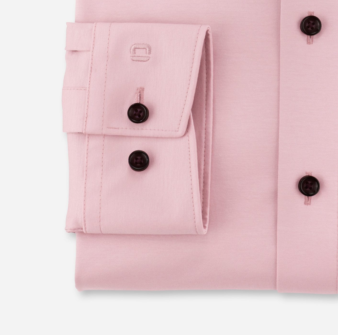 OLYMP Overhemd met lange mouwen Luxor 24/Seven modern fit jersey shirt met geurremmende materiaaleigenschappen