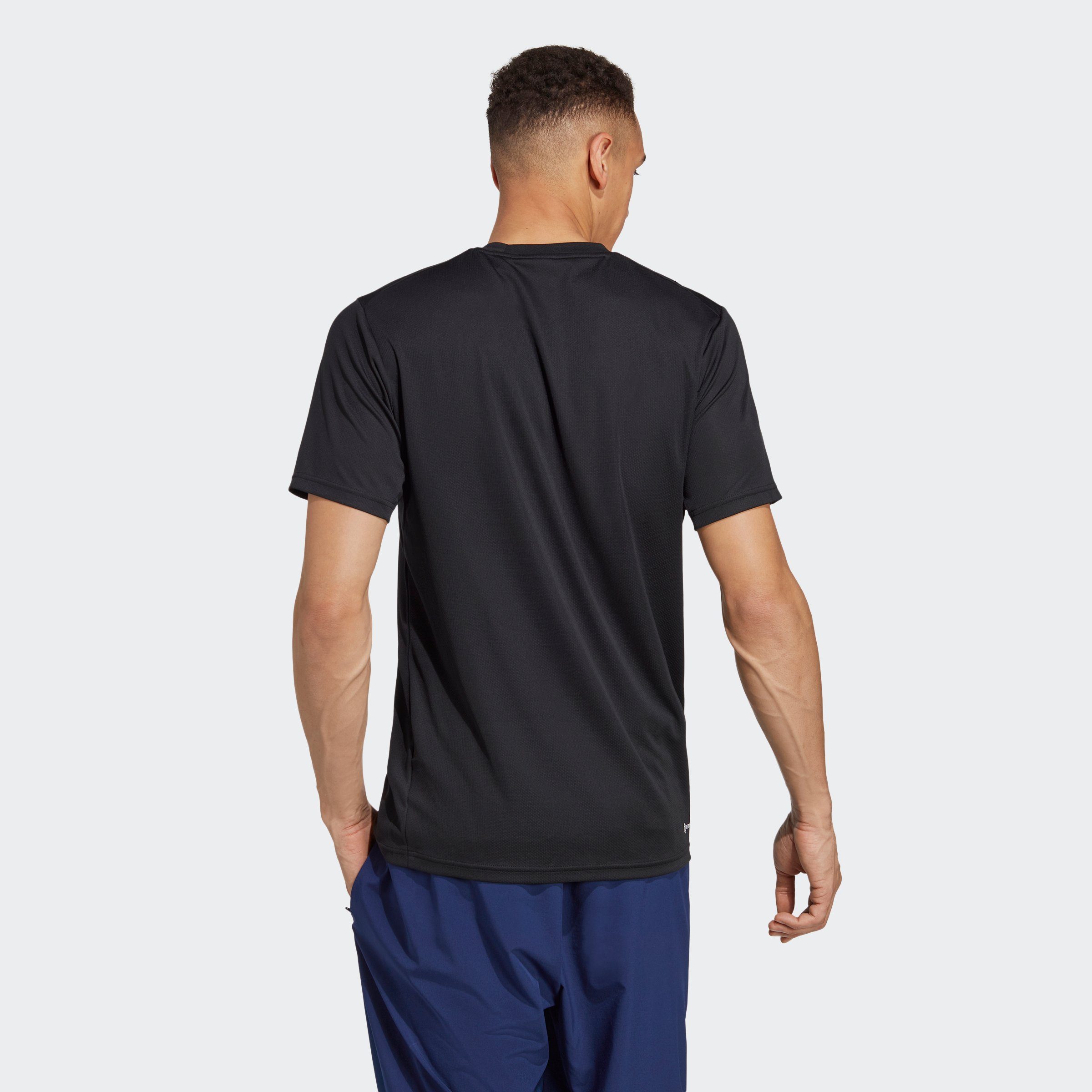 adidas Performance T-shirt TRAIN ESSENTIALS TRAINING AEROREADY-technologie, piqué-look