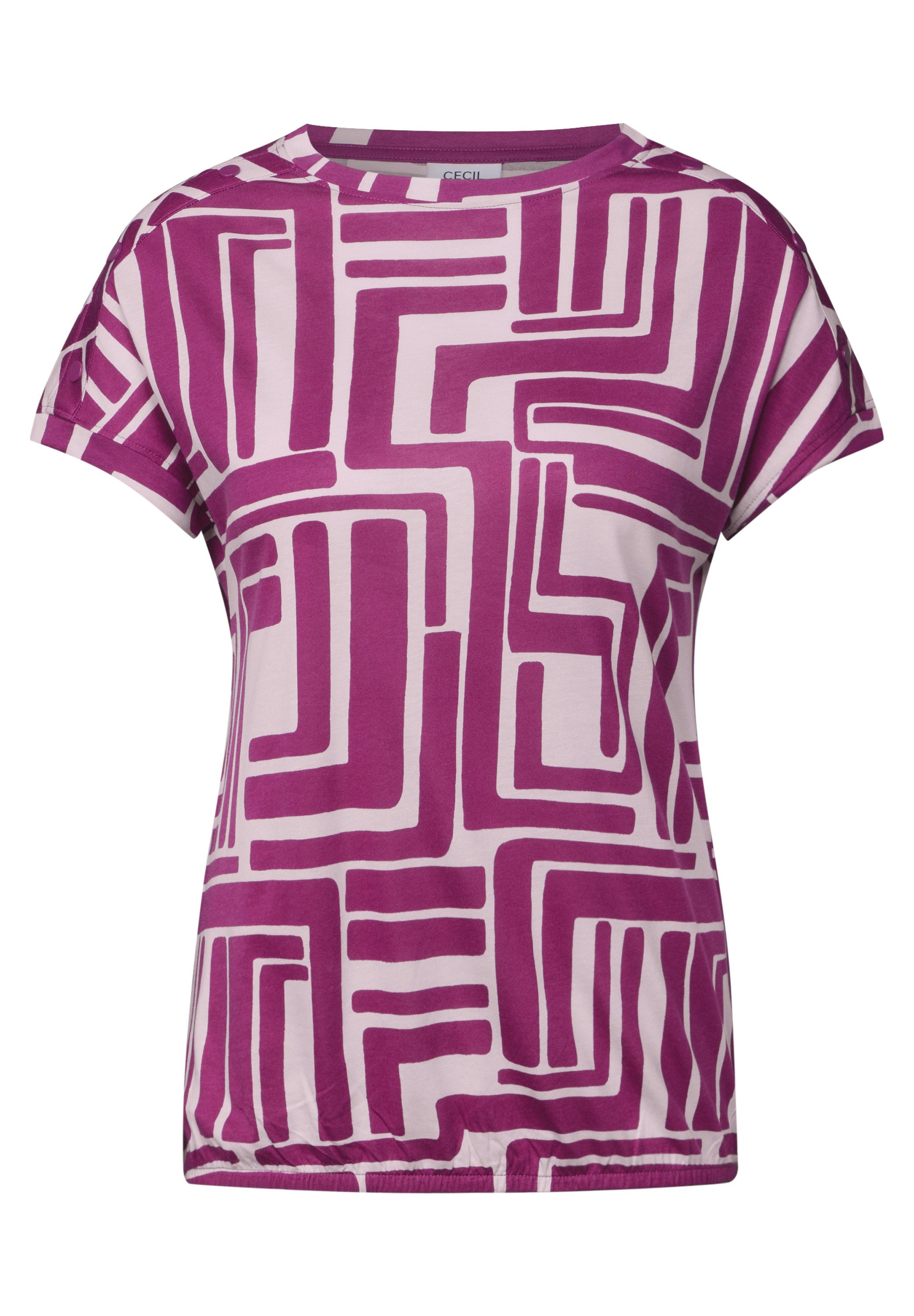 Cecil T-shirt met print all-over