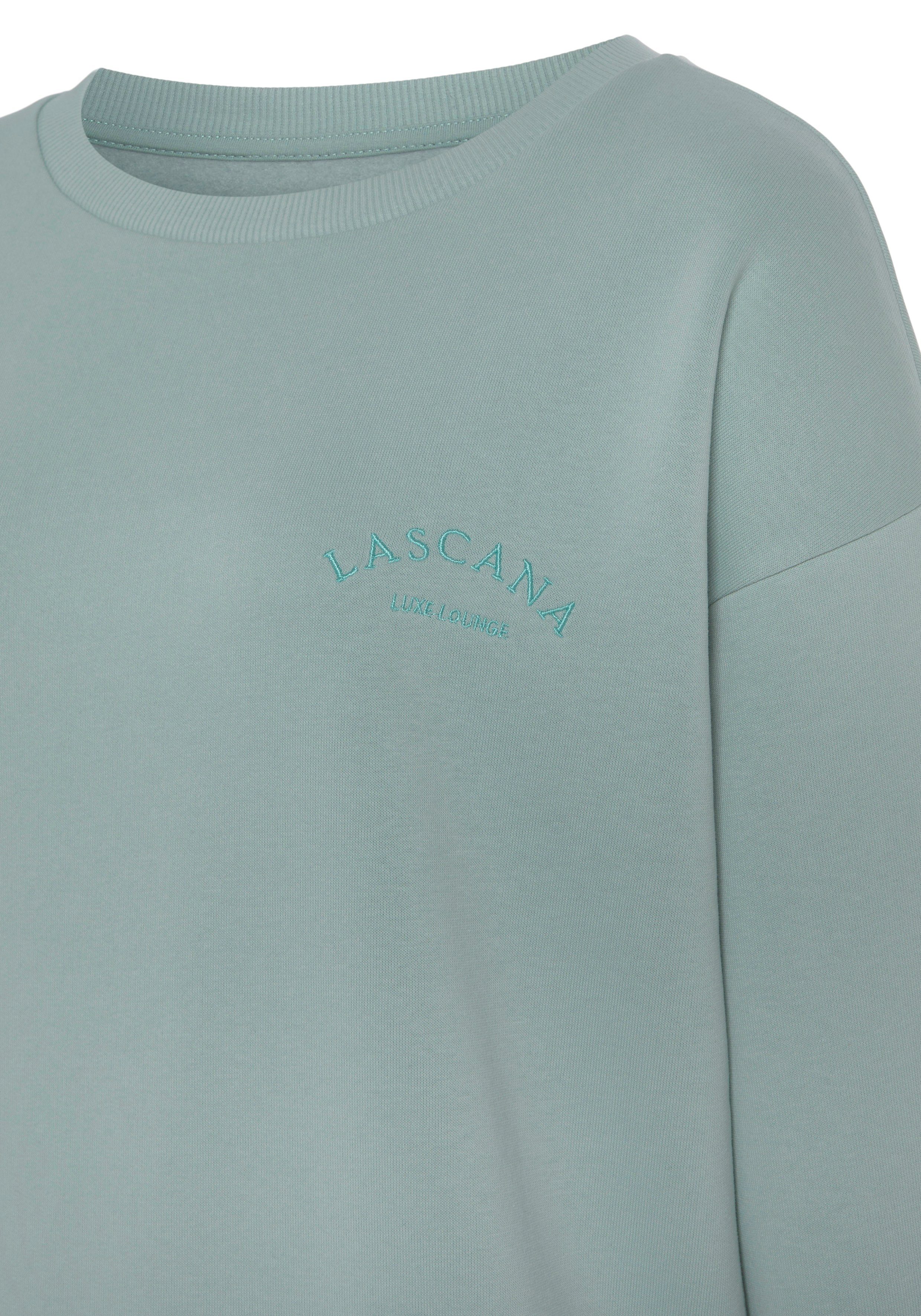 Lascana Sweatshirt -Pullover met wijde mouwen, loungewear