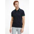 tommy hilfiger poloshirt tipped polo blauw